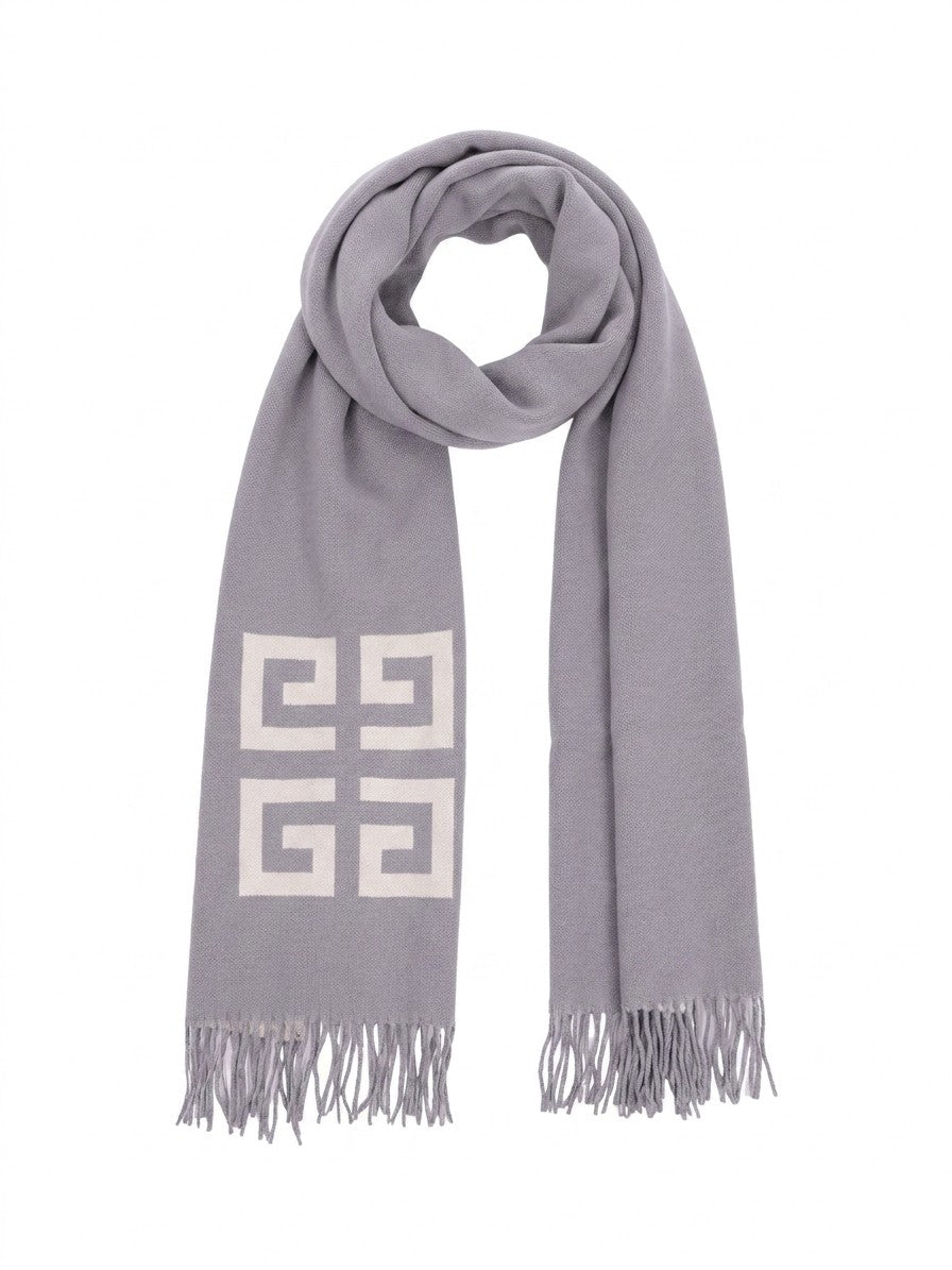 Givenchy Bicolor Virgin Wool Men's Scarf