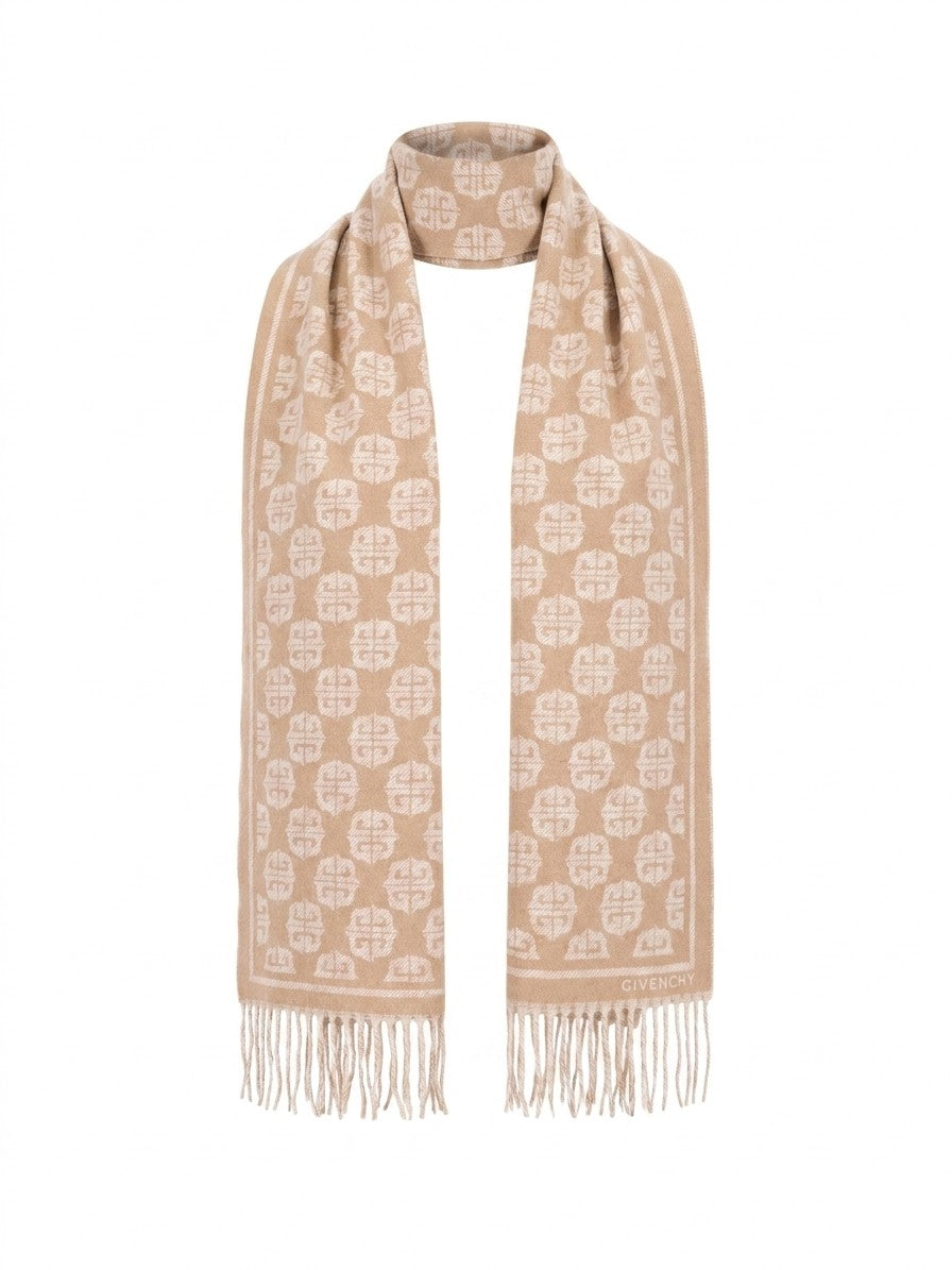 Givenchy Beige Wool Women's Scarf