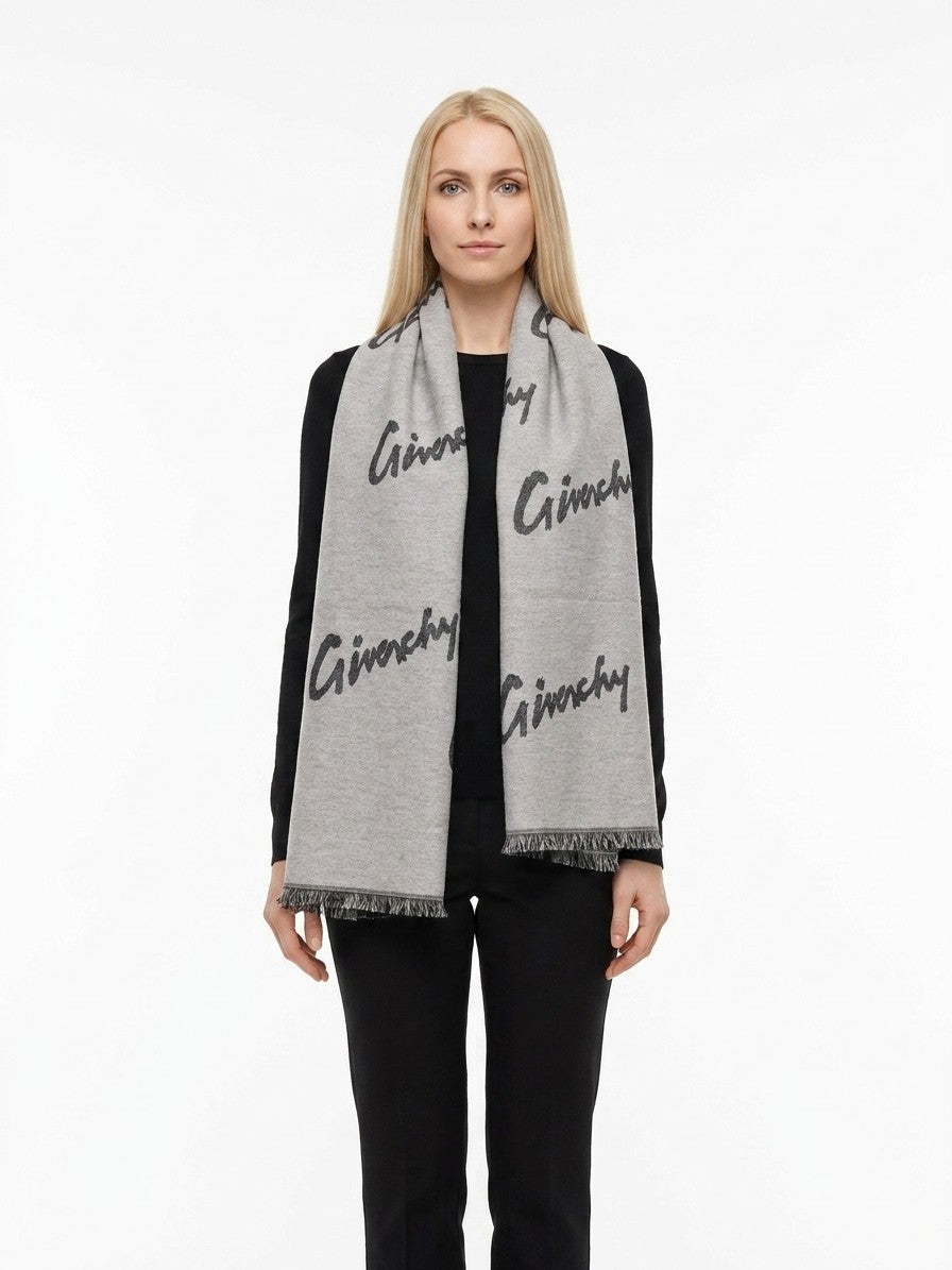Givenchy Bicolor Wool Women's Scarf