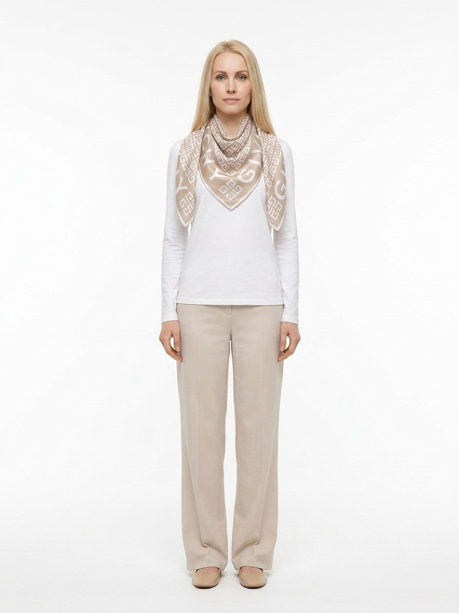 Givenchy Bicolor Silk Women's Scarf