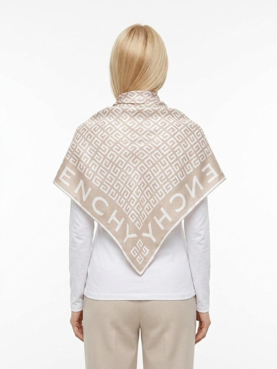 Givenchy Bicolor Silk Women's Scarf