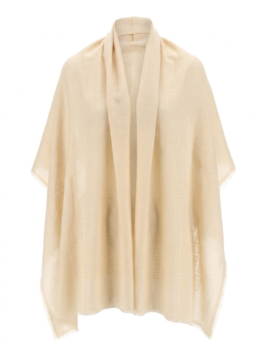 Givenchy Beige Silk Women's Scarf