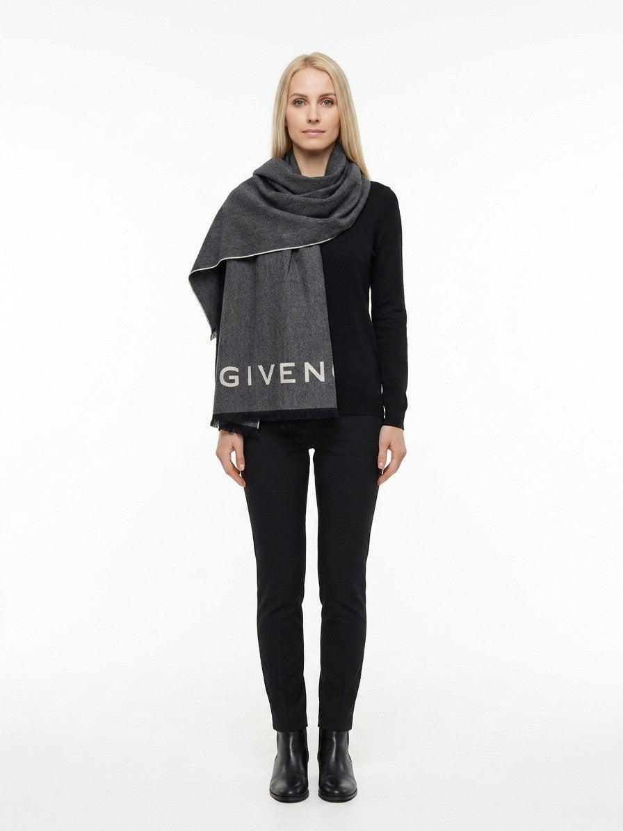Givenchy Bicolor Wool Women's Scarf