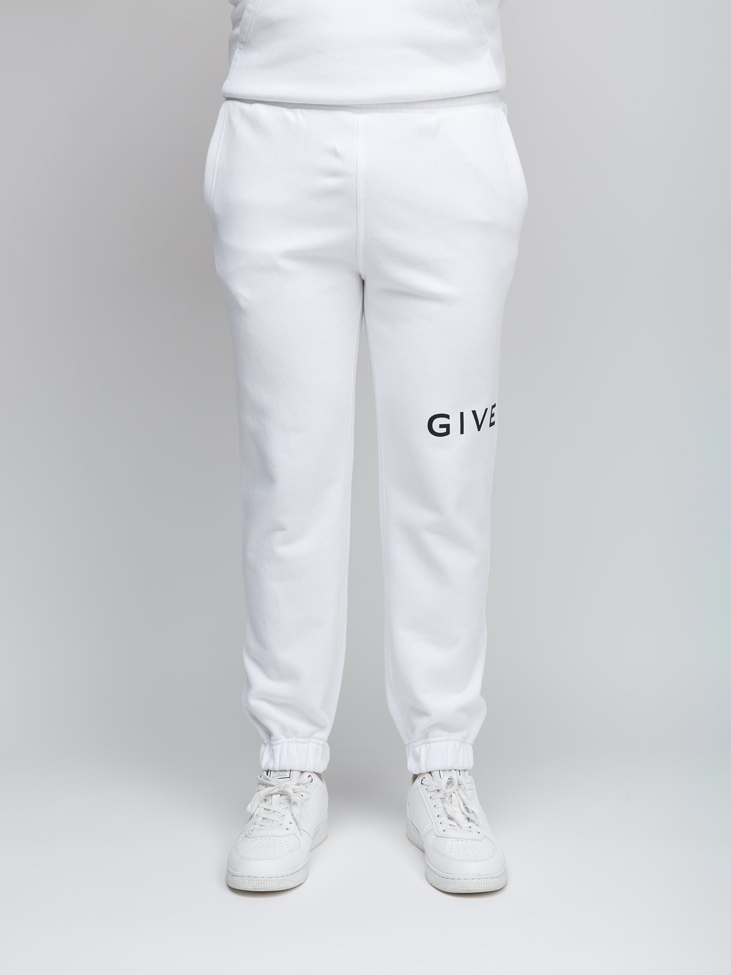 Givenchy White Cotton Joggers (Workout Men's Pants)
