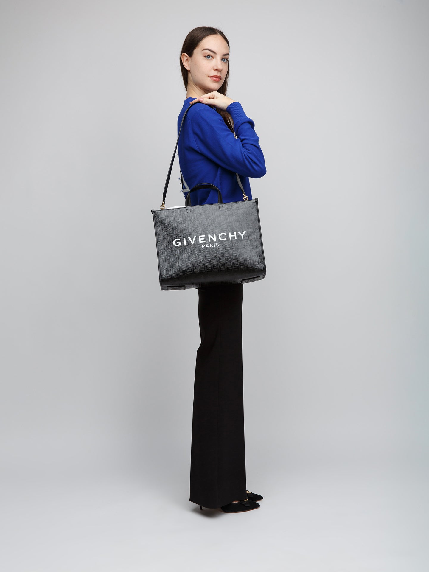 Givenchy Black Cotton Tote Women's Bag