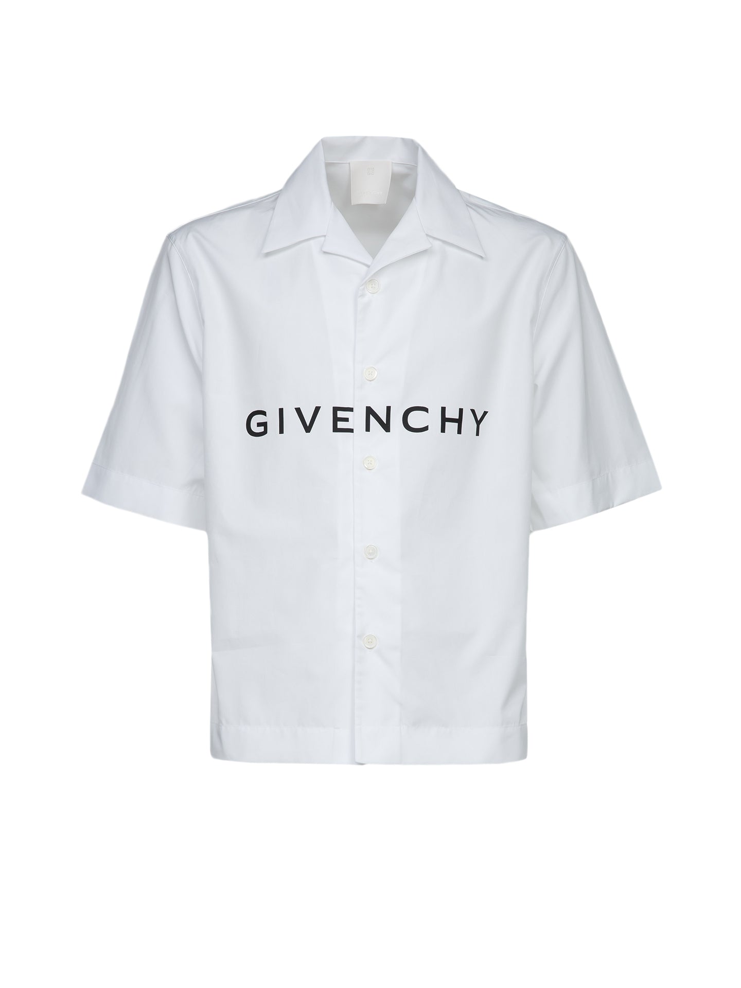 Givenchy Bicolor Cotton Shortsleeve Men's Shirt