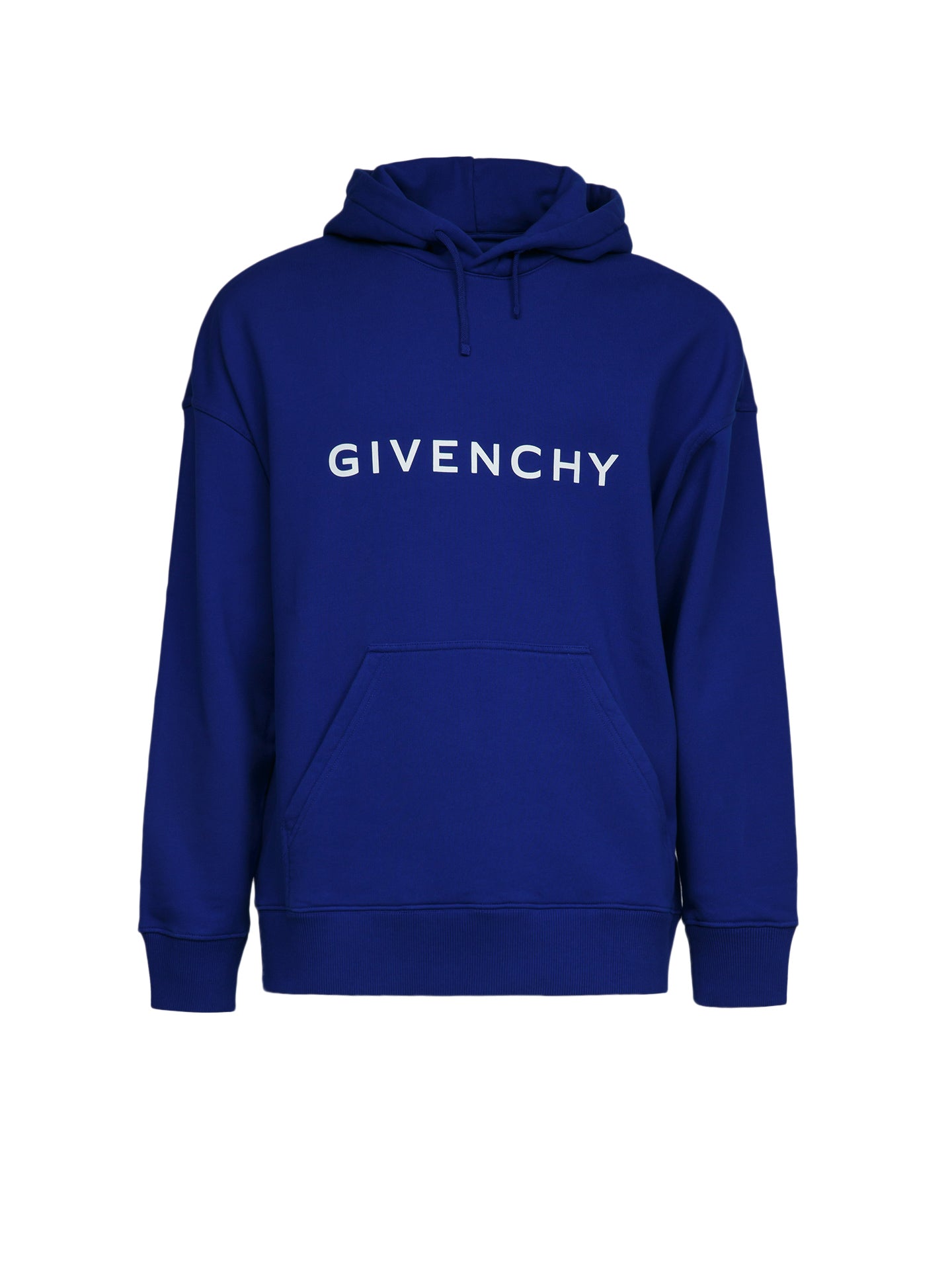 Givenchy Blue Cotton Men's Hoodie