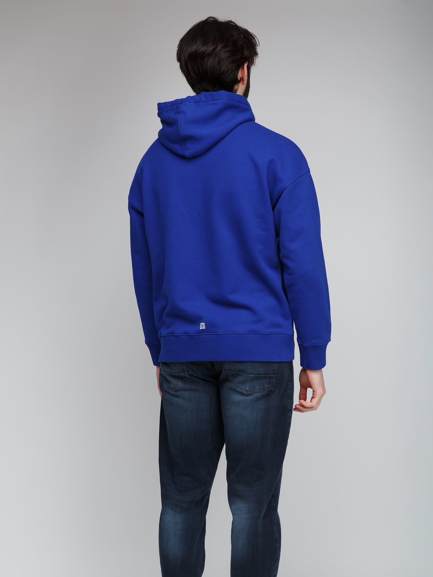 Givenchy Blue Cotton Men's Hoodie
