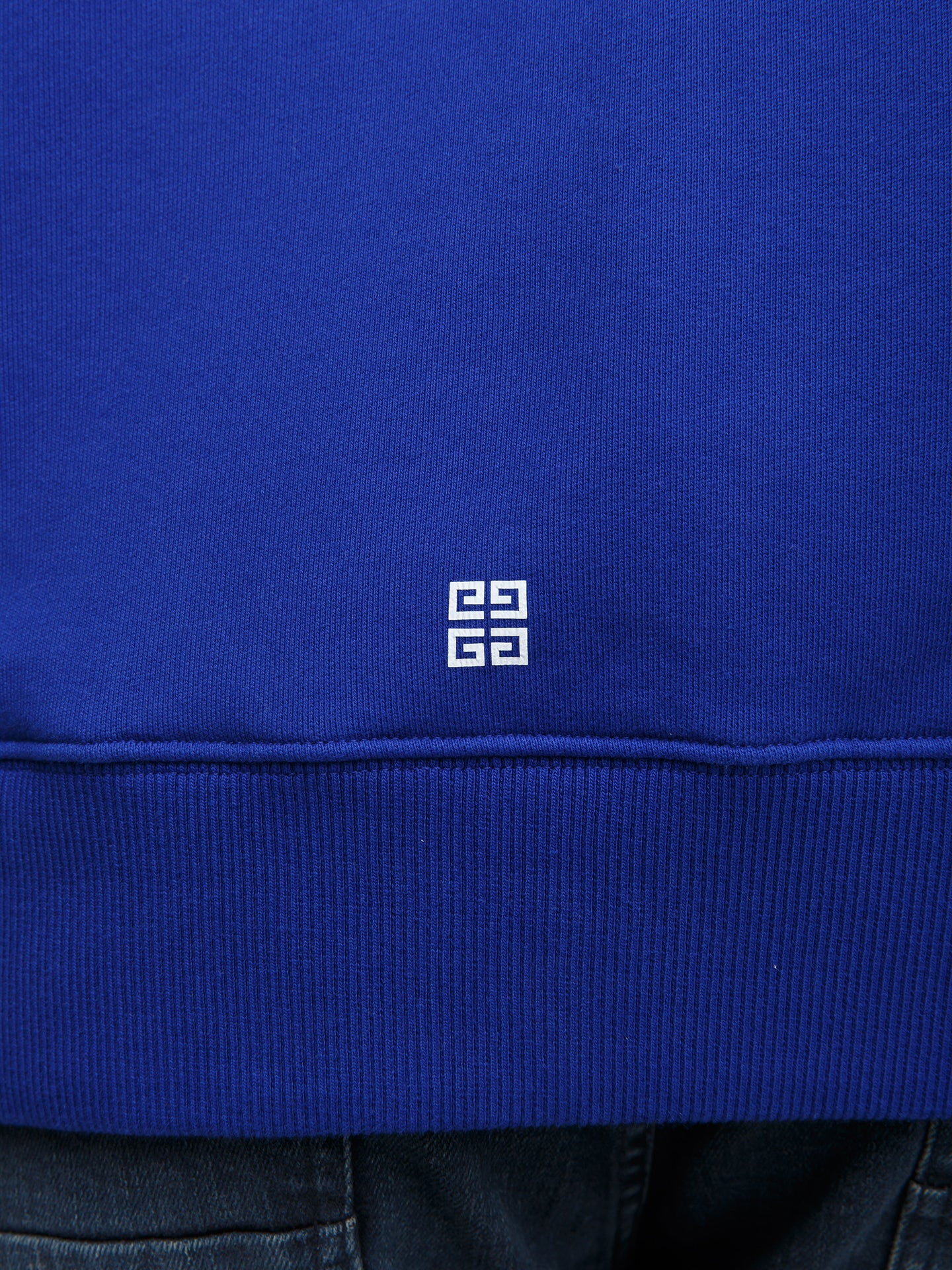 Givenchy Blue Cotton Men's Hoodie
