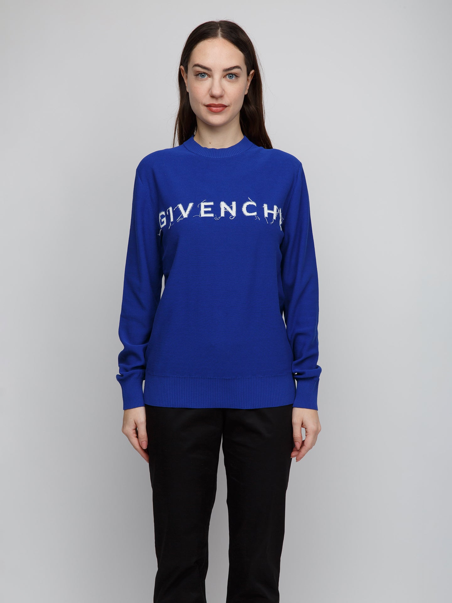 Givenchy Blue Cotton Women's Sweatshirt