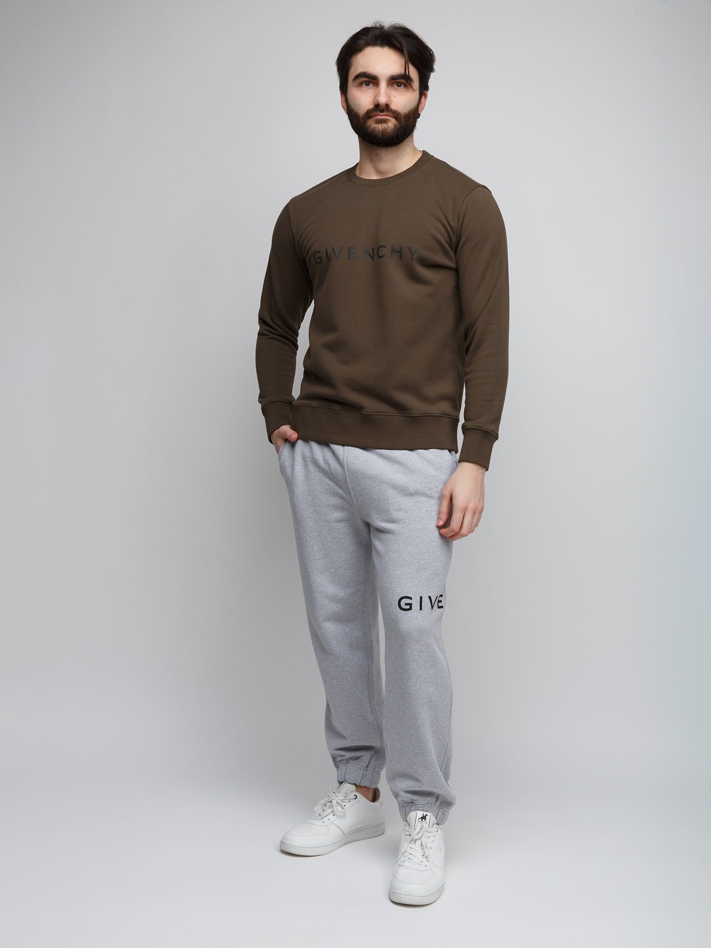 Givenchy Bicolor Cotton Men's Sweatshirt
