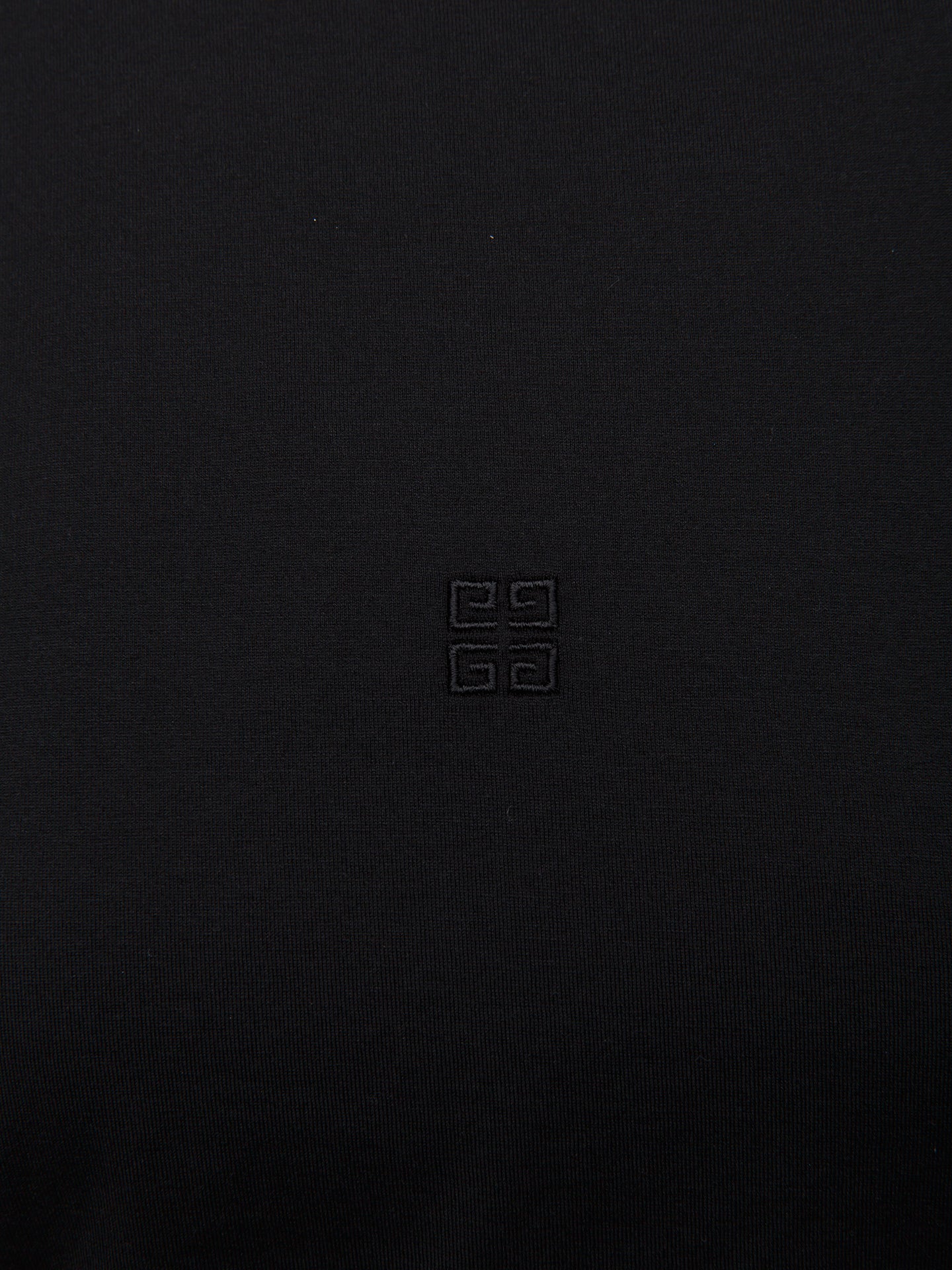 Givenchy Black Cotton Long Sleeve Women's T-Shirt