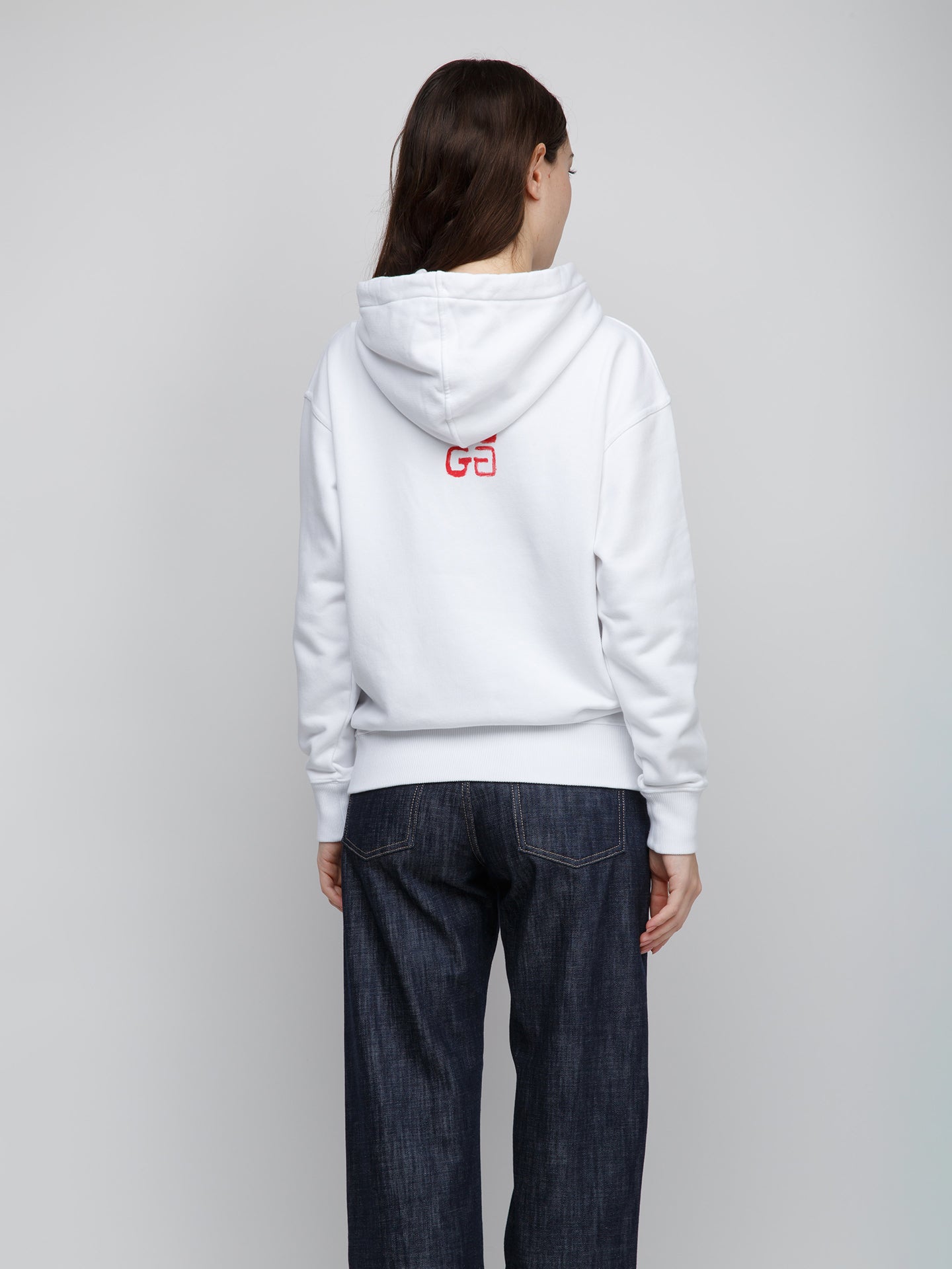 Givenchy White Cotton Women's Hoodie