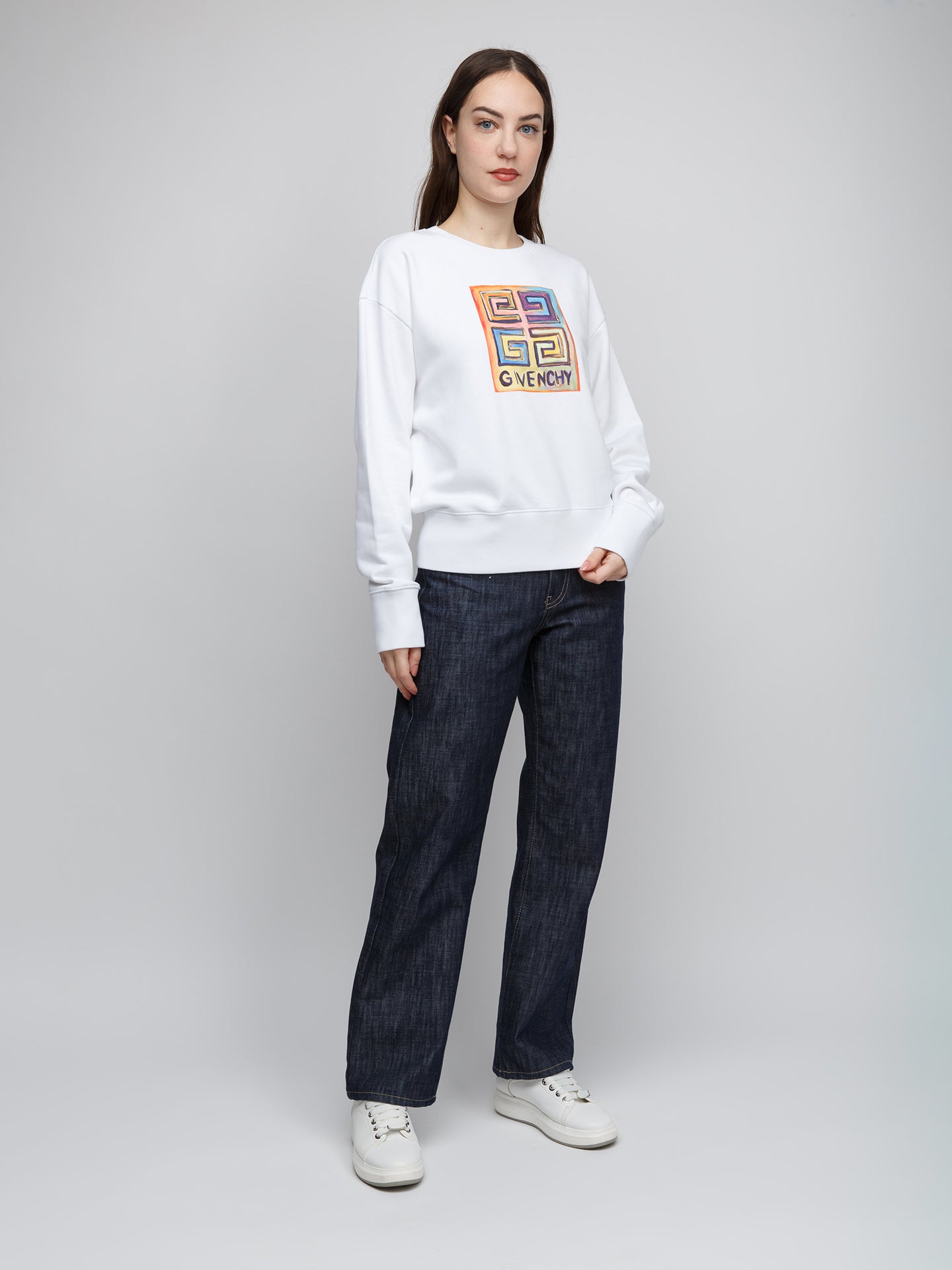 Givenchy White Cotton Women's Sweatshirt