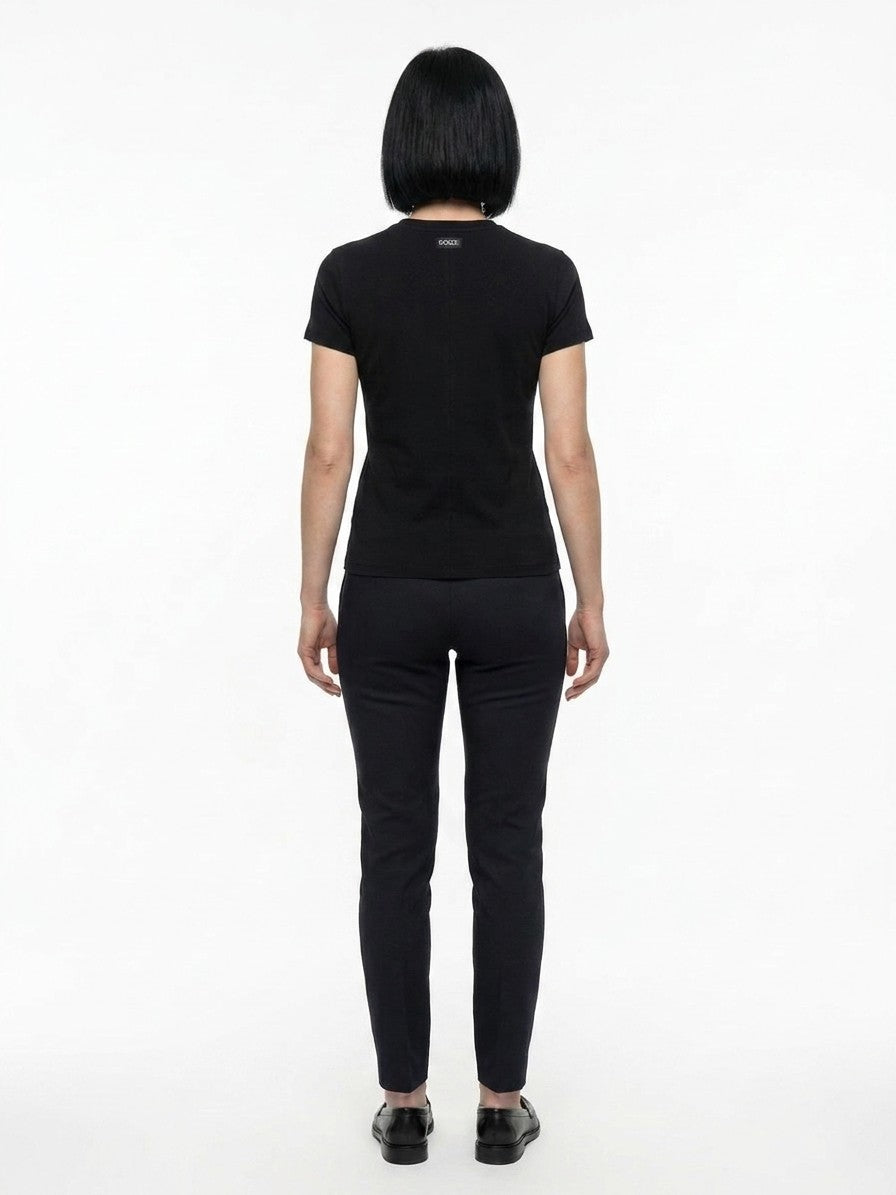 Dolce & Gabbana Black Cotton Women's T-Shirt