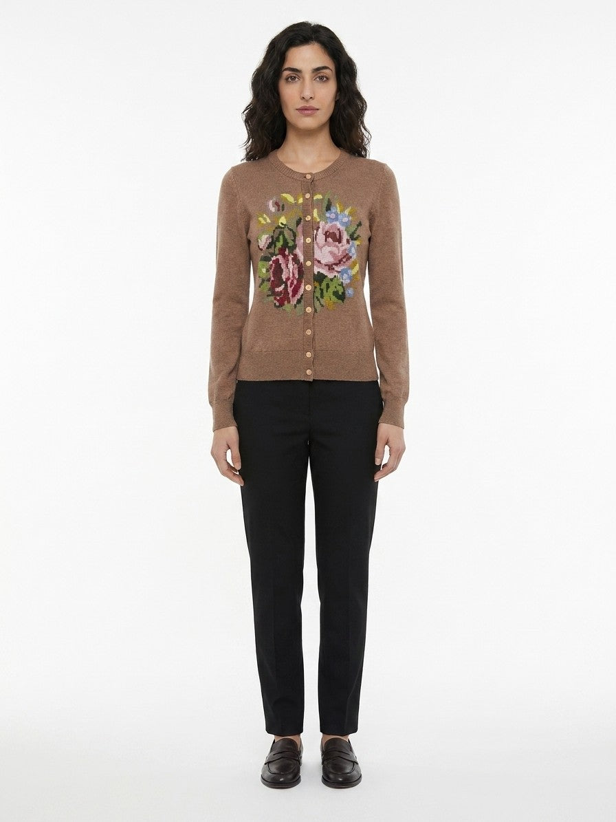 Dolce & Gabbana Brown Polyamide Women's Cardigan