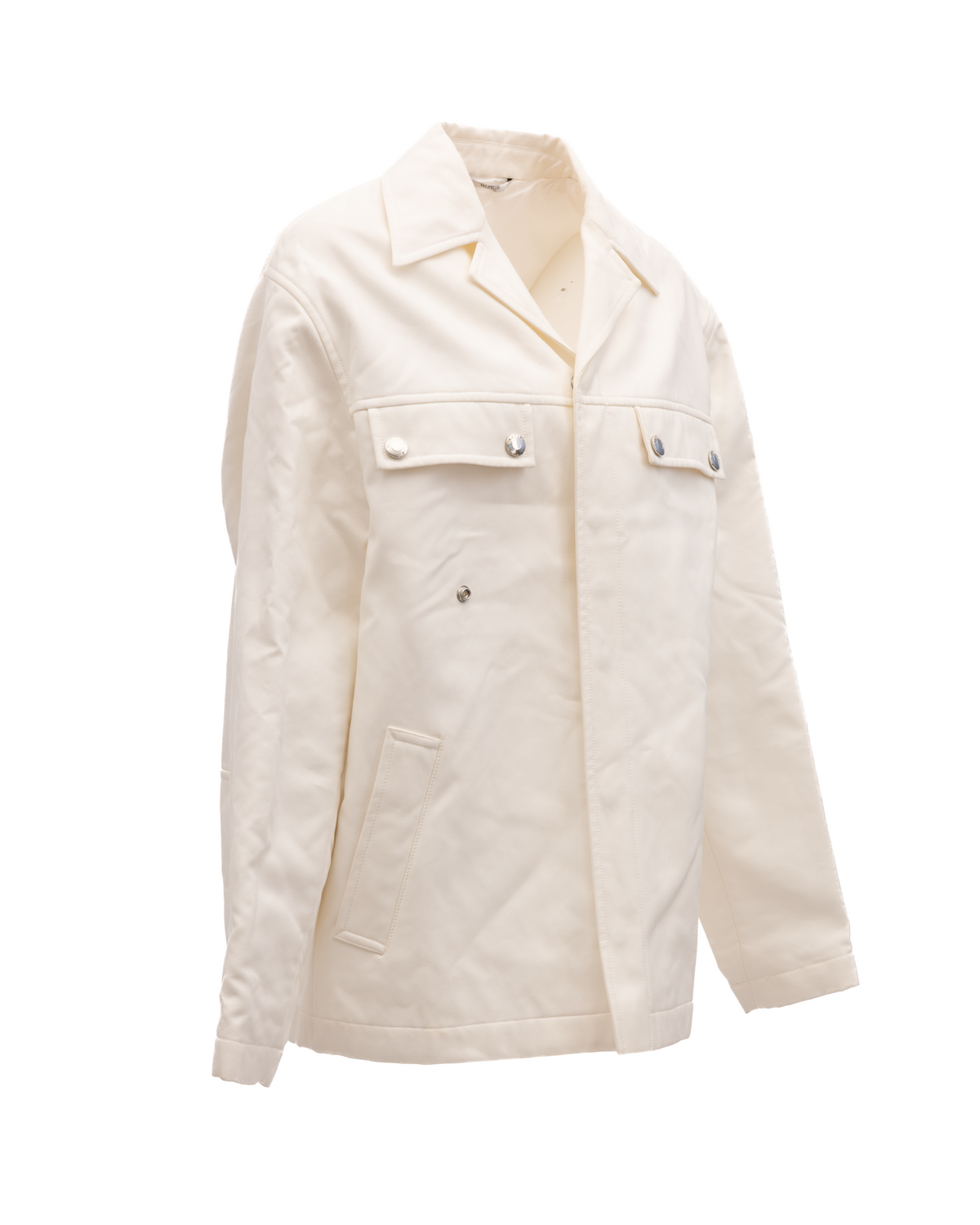 Valentino Garavani Ivory Oversized Shirt Women's Jacket