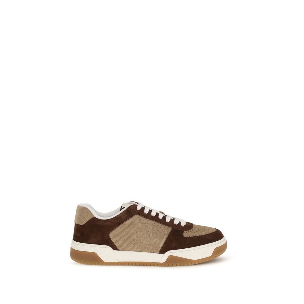 Valentino Garavani Brown Napa Leather / Calf Bos Taurus Athletic Men's Sneakers