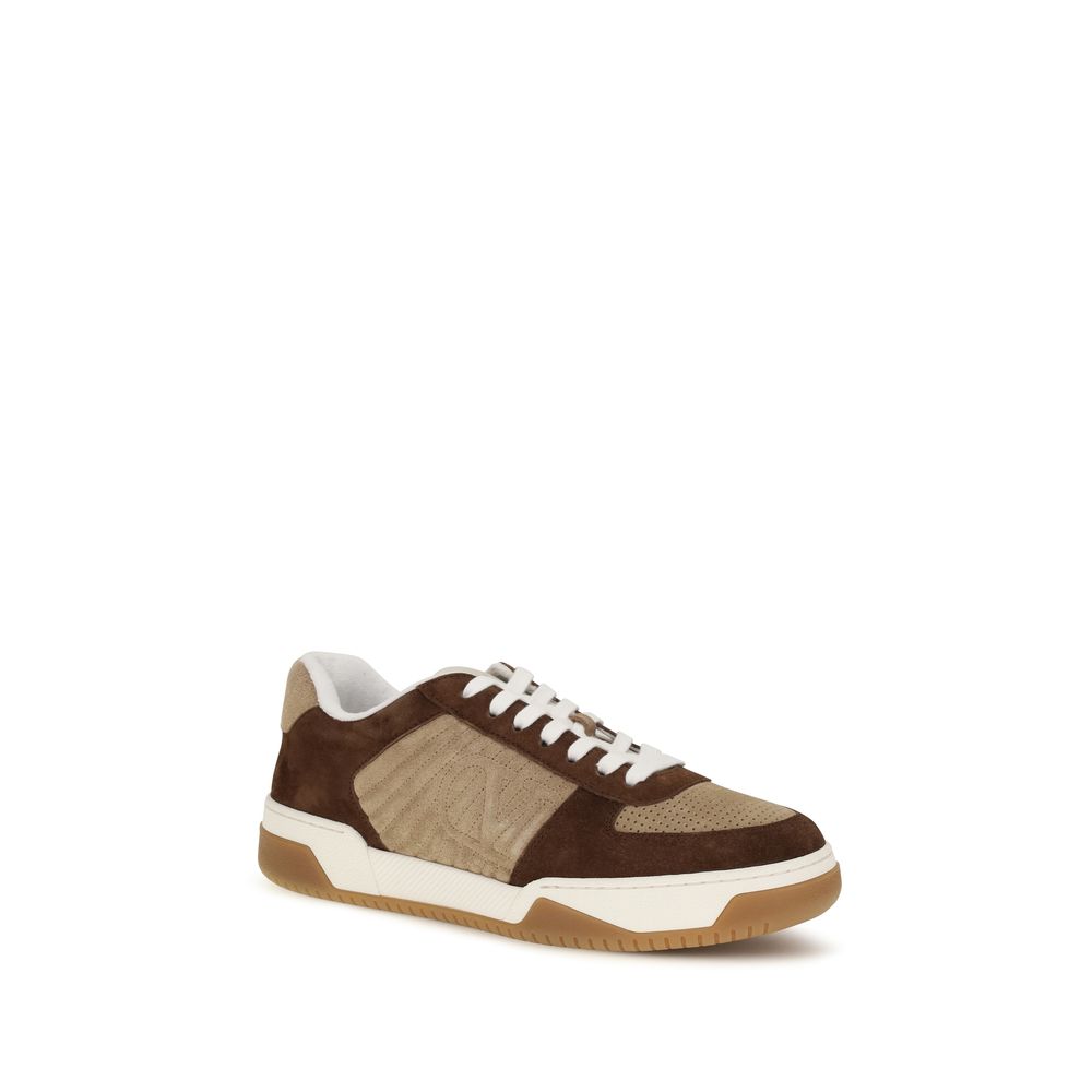 Valentino Garavani Brown Napa Leather / Calf Bos Taurus Athletic Men's Sneakers