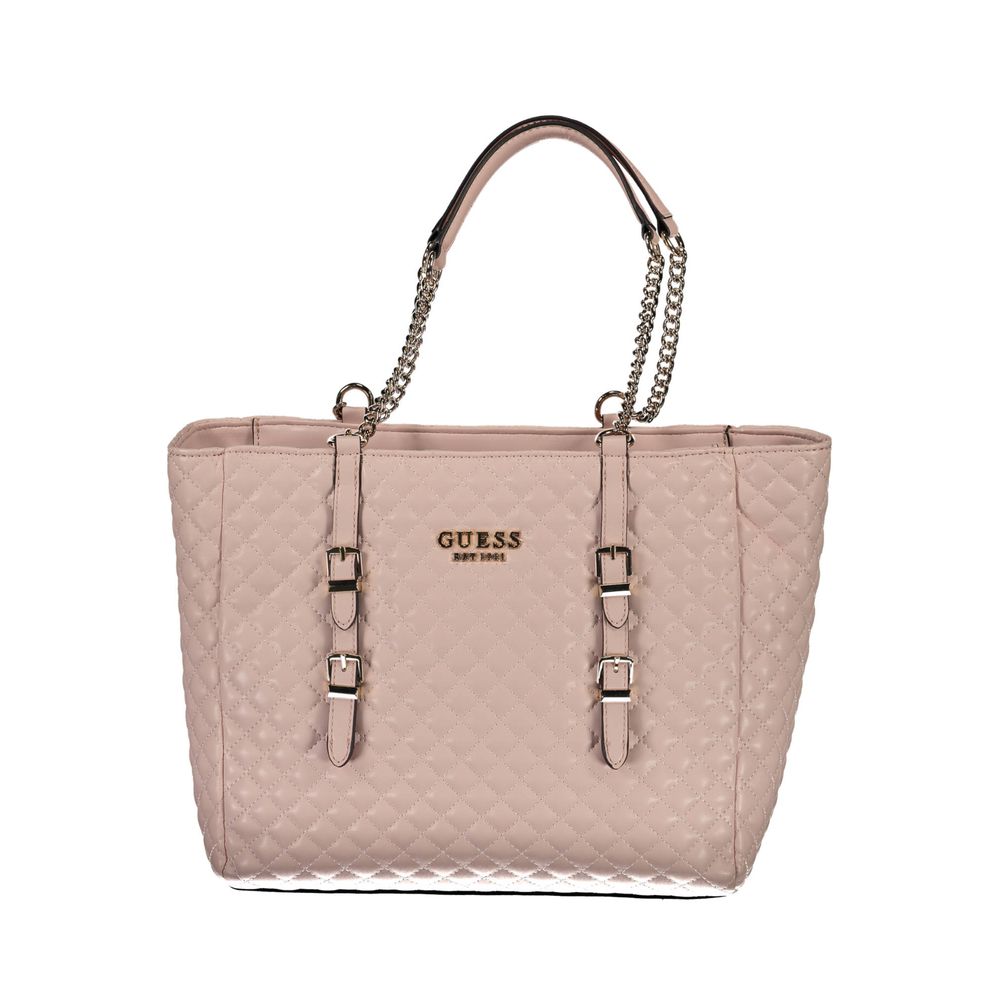 Guess Jeans Rosa Poliuretano Women Shoulder Women's Bag