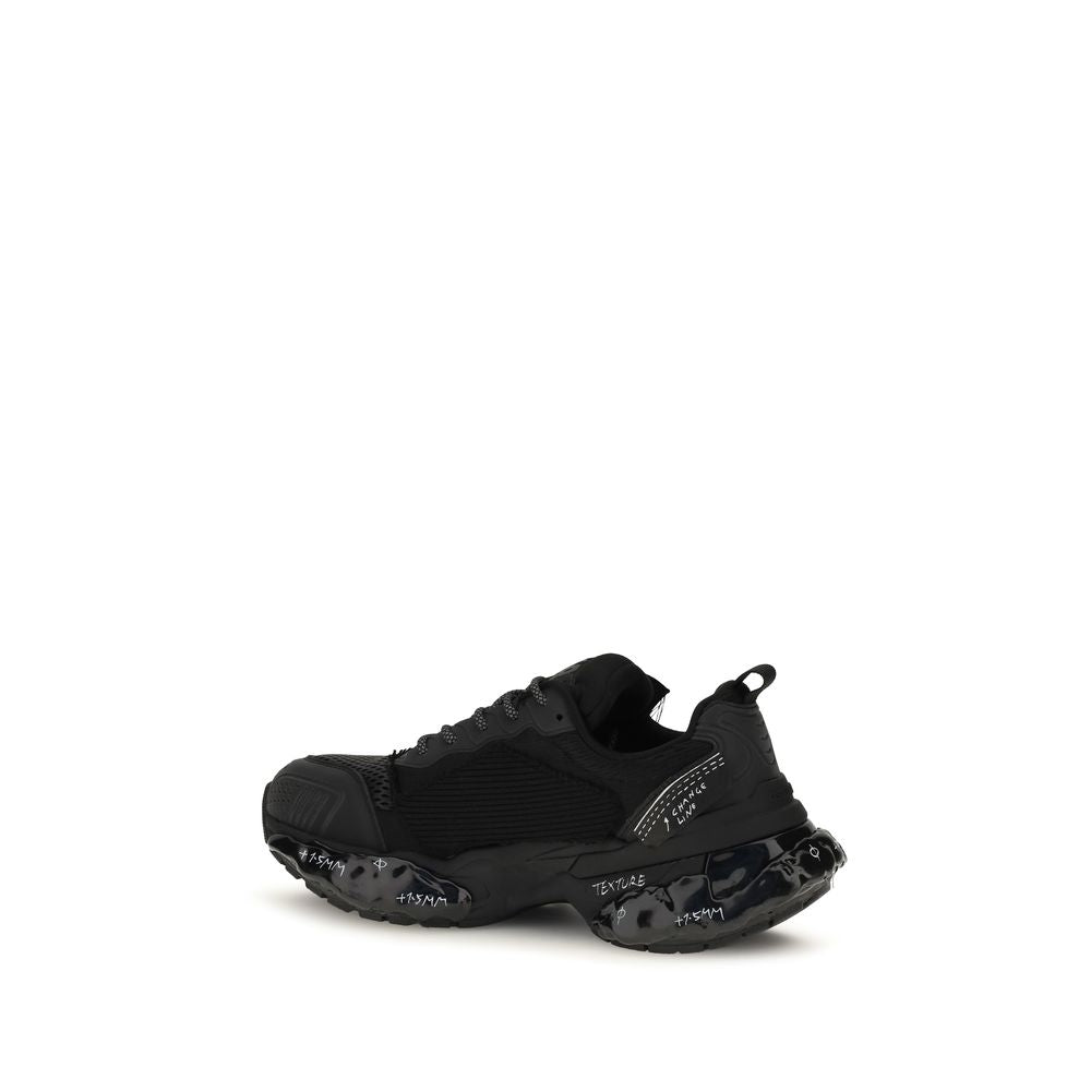 Dsquared² Black Polyester Athletic Men's Sneakers