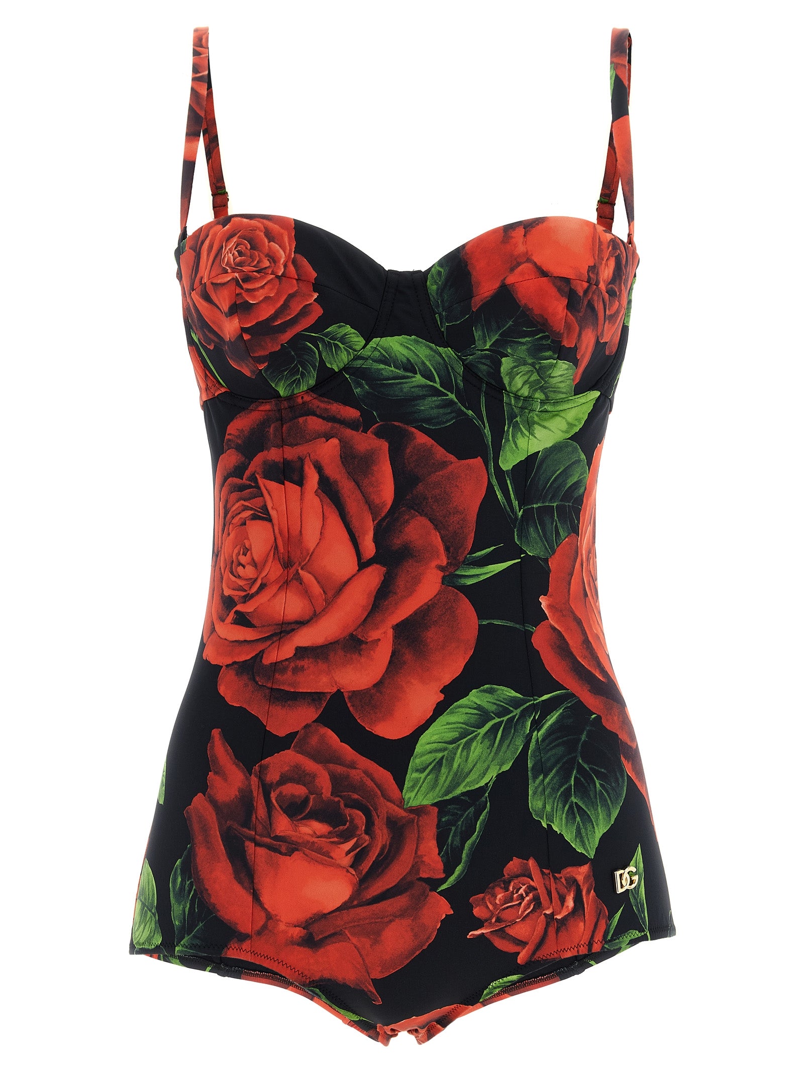 Dolce & Gabbana Multicolor Polyamide One-Piece Women's Swimsuit