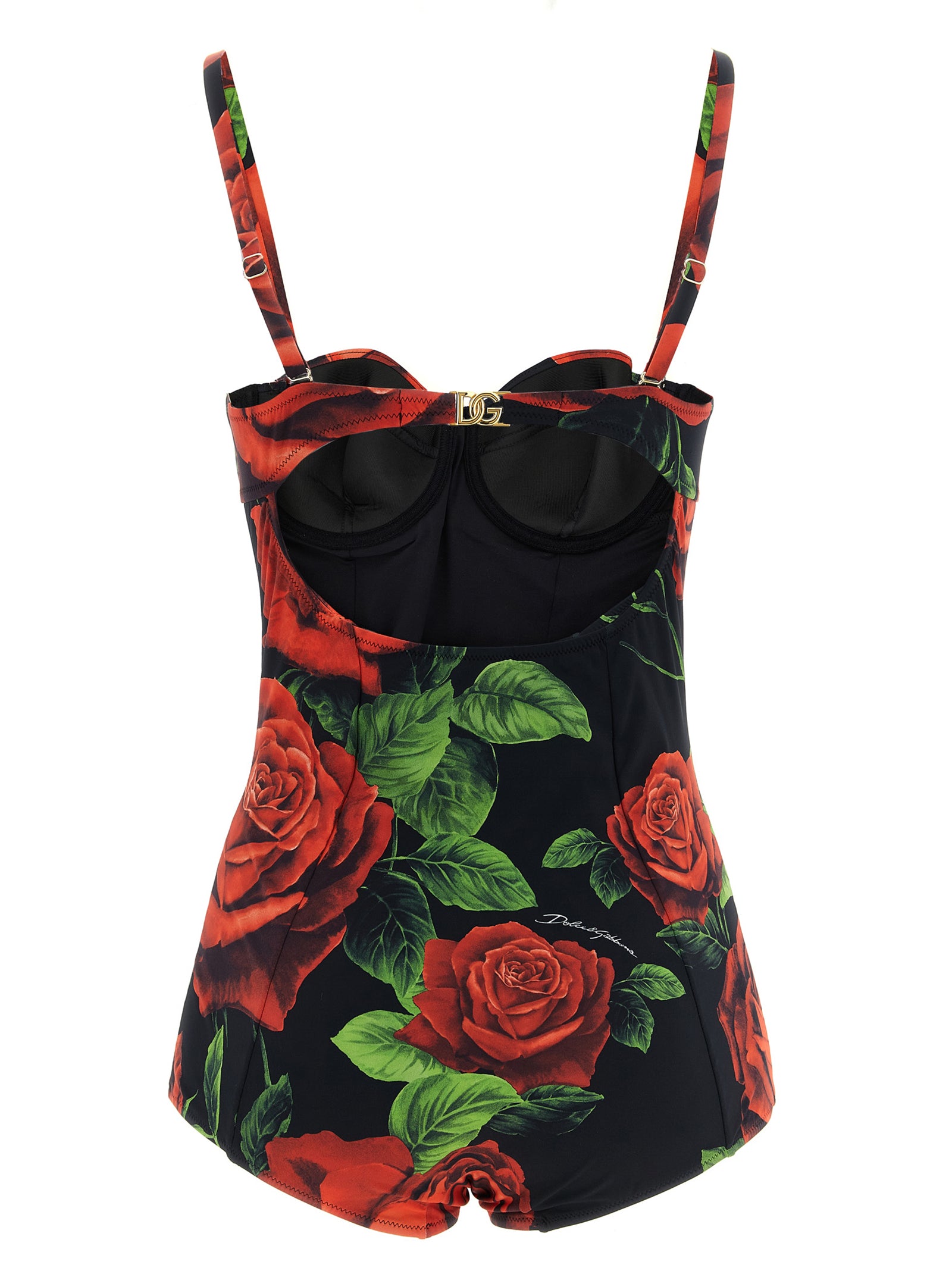 Dolce & Gabbana Multicolor Polyamide One-Piece Women's Swimsuit