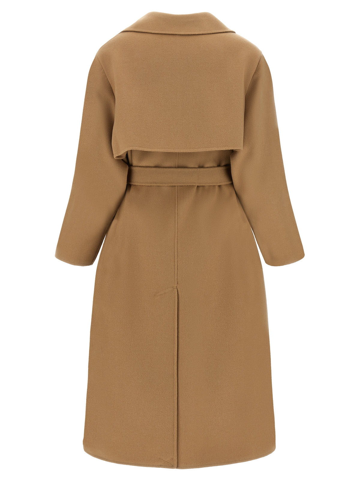 Max Mara Beige Virgin Wool Women's Coat