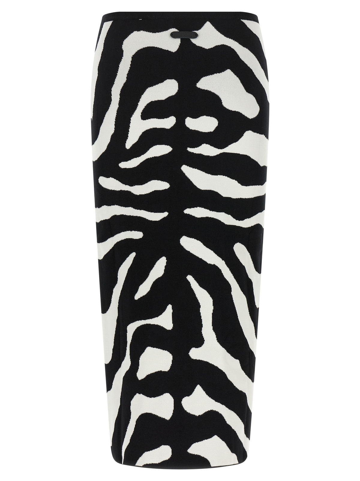Moschino Bicolor Viscose Midi Women's Skirt
