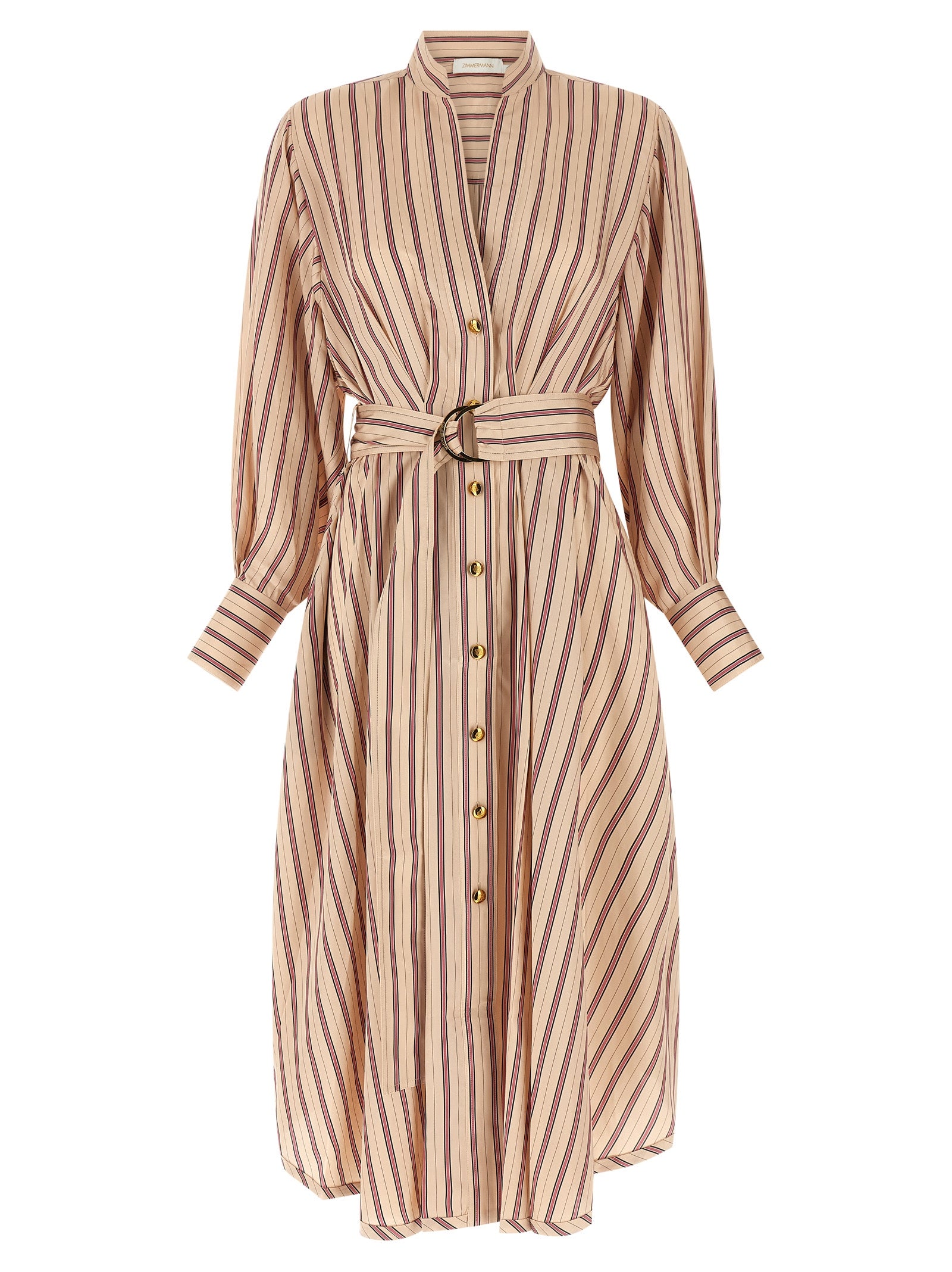 Zimmermann Multicolor Viscose Midi Women's Dress