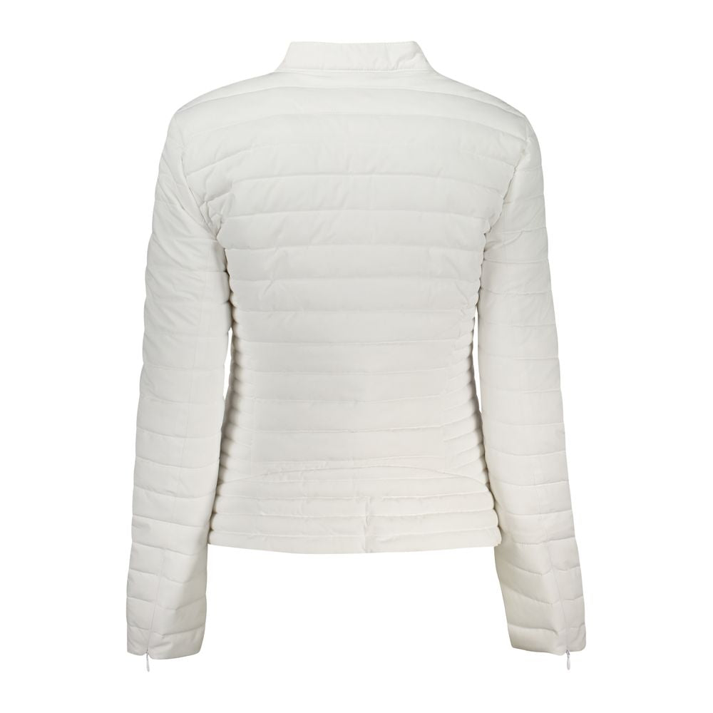 Guess Jeans Bianco Poliuretano Women Women's Jacket