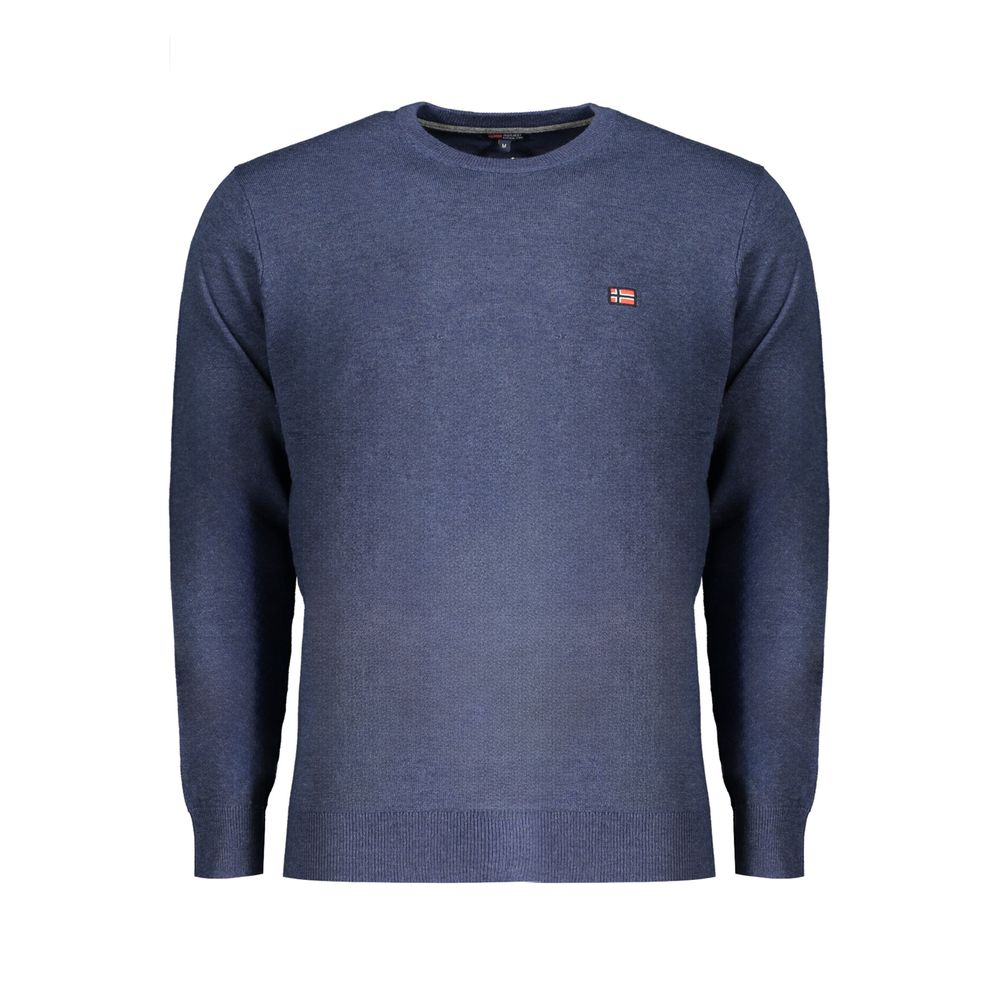 Norway 1963 Blue Wool Men's Men's Sweater