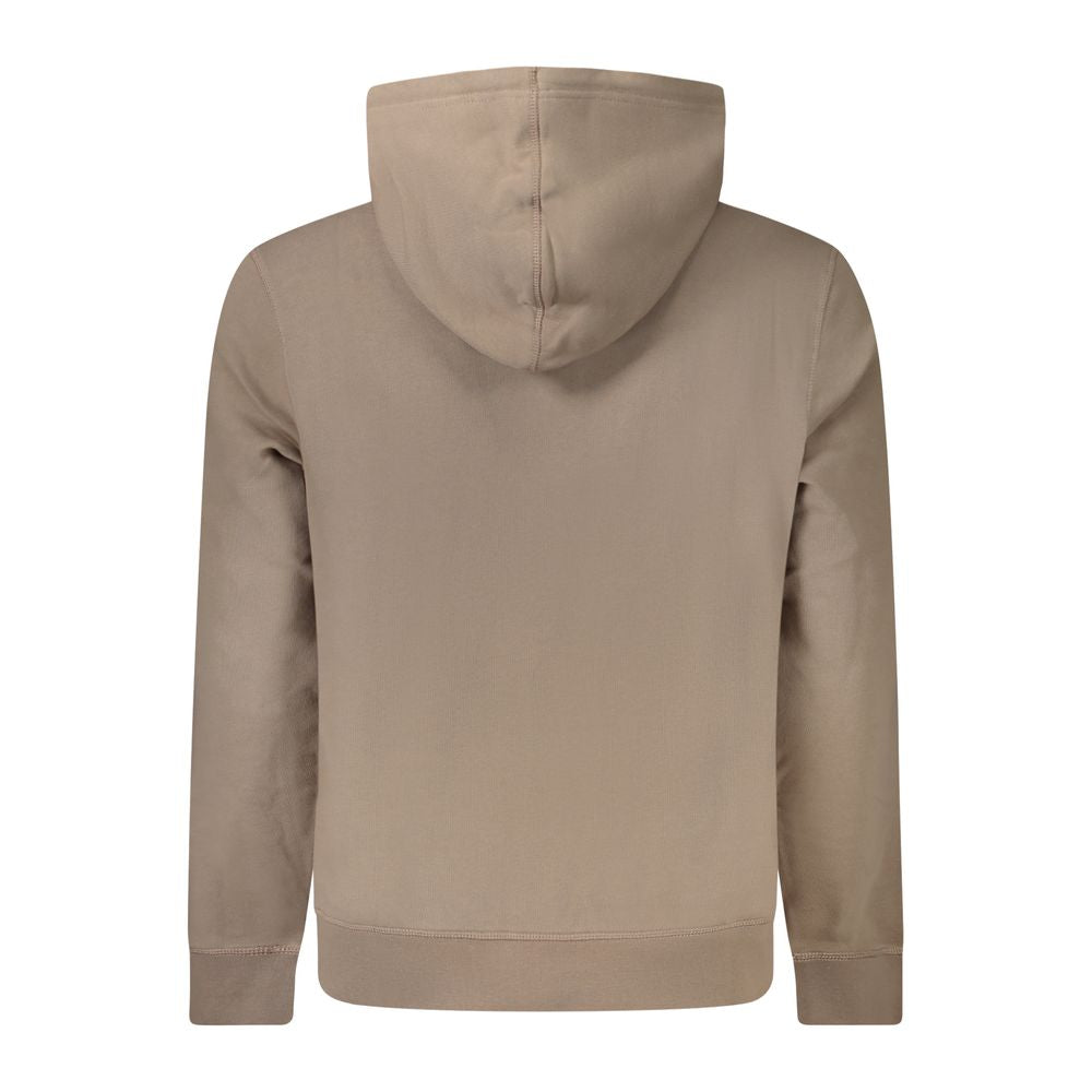 Hugo Boss Brown Cotton Men's Men's Sweatshirt