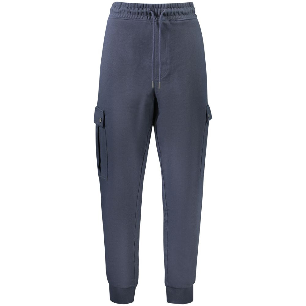 Hugo Boss Blue Cotton Men's Men's Trouser