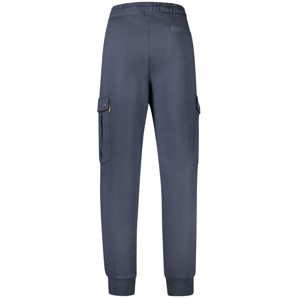 Hugo Boss Blue Cotton Men's Men's Trouser