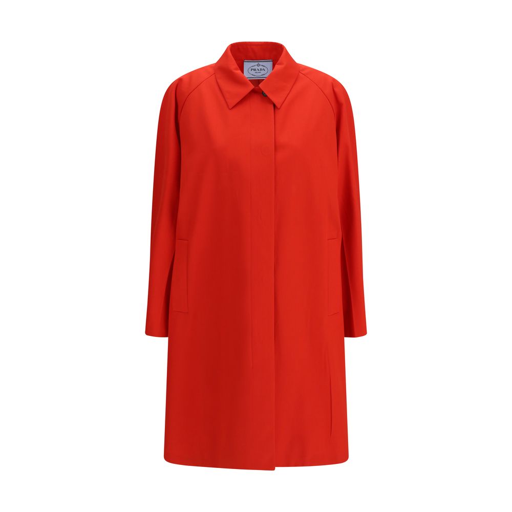 Prada Multicolor Polyester Women's Coat