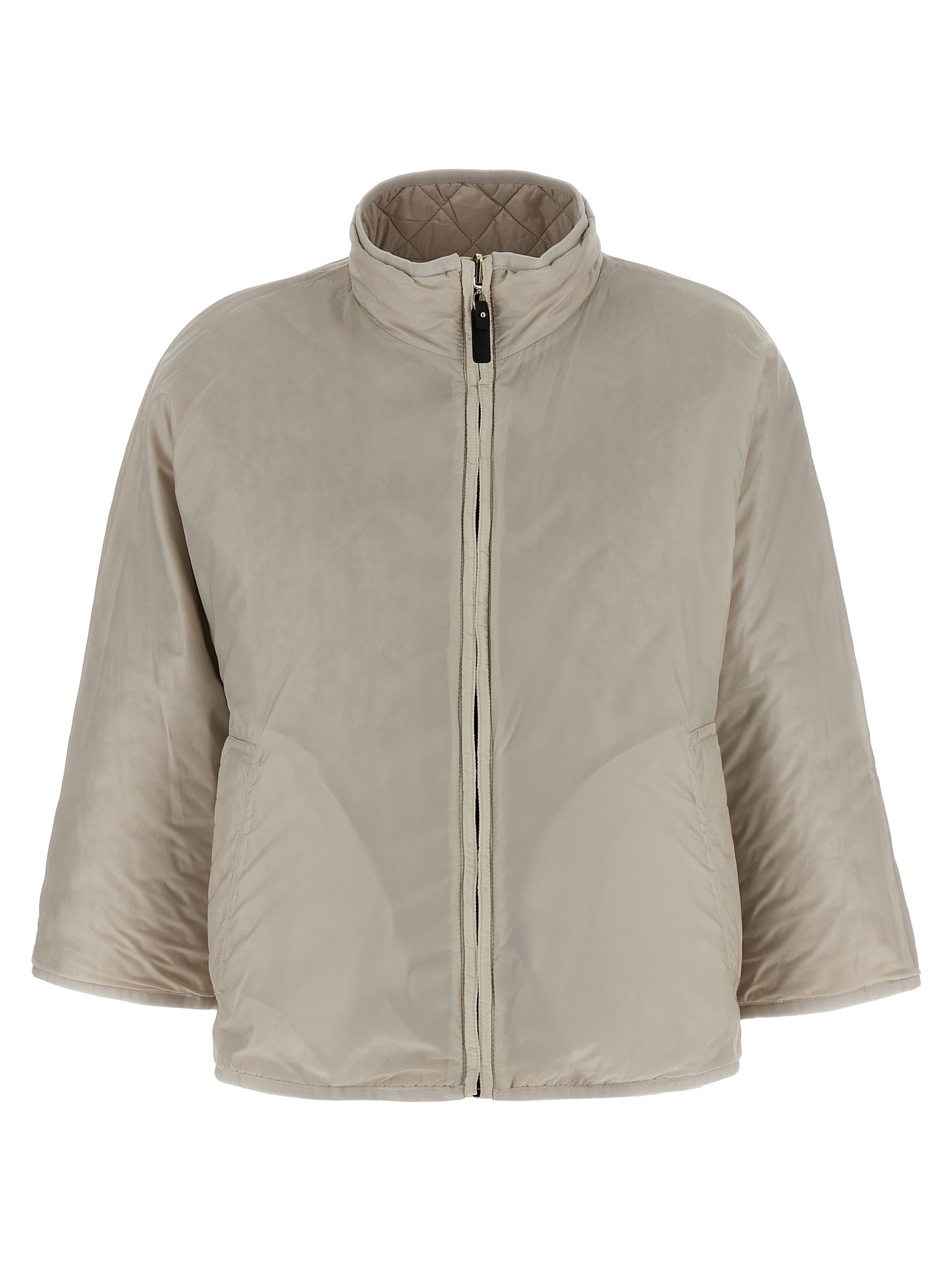 Max Mara Gray Polyester Women's Coat