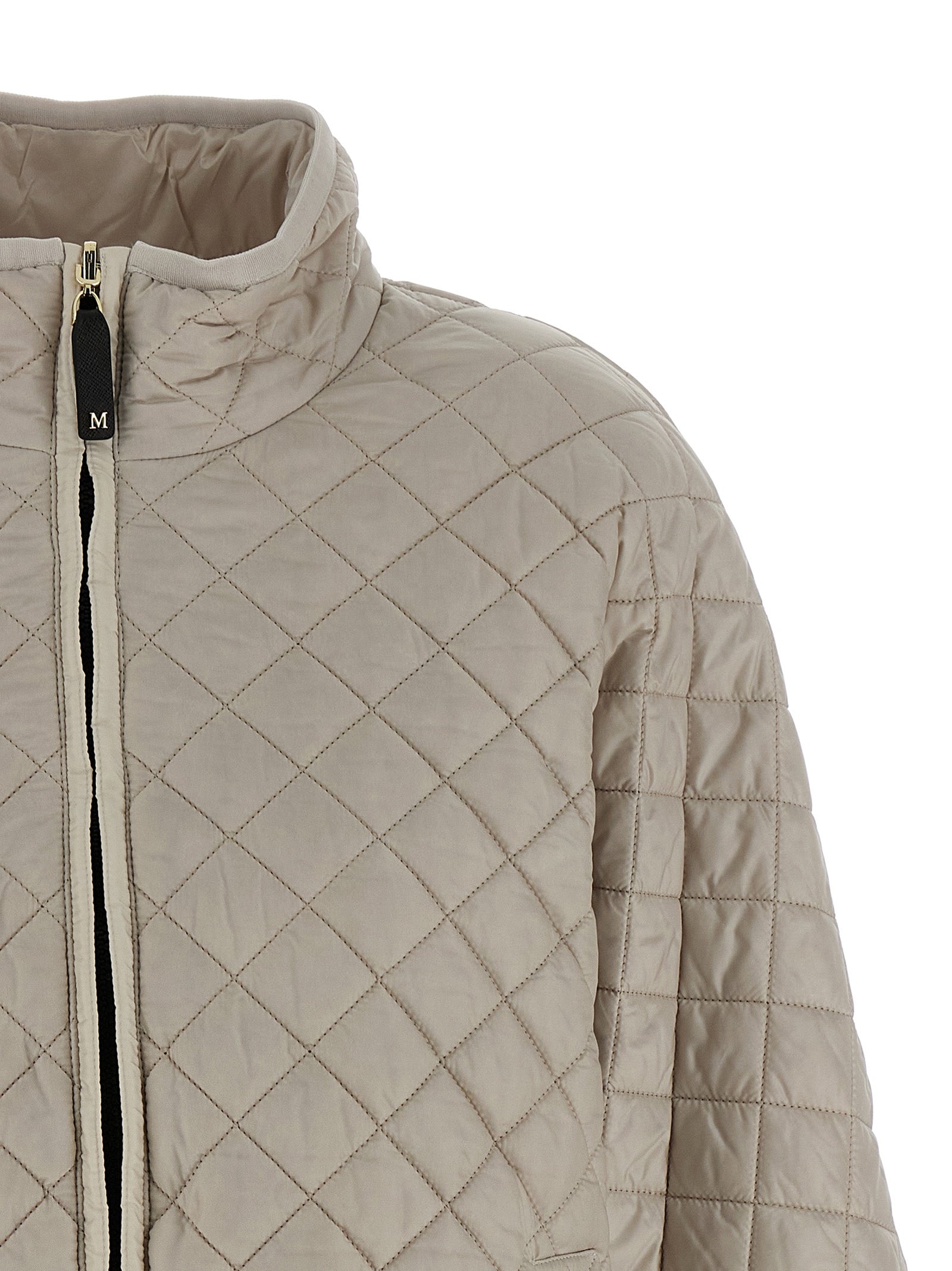 Max Mara Gray Polyester Women's Coat