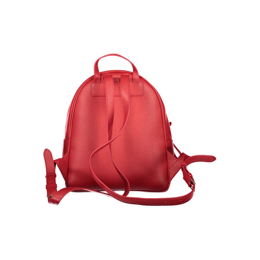 Coccinelle Red Leather Women's Women's Backpack