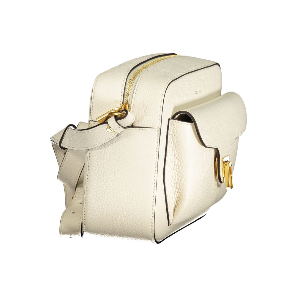Coccinelle Bianco Leather Women's Women's Bag