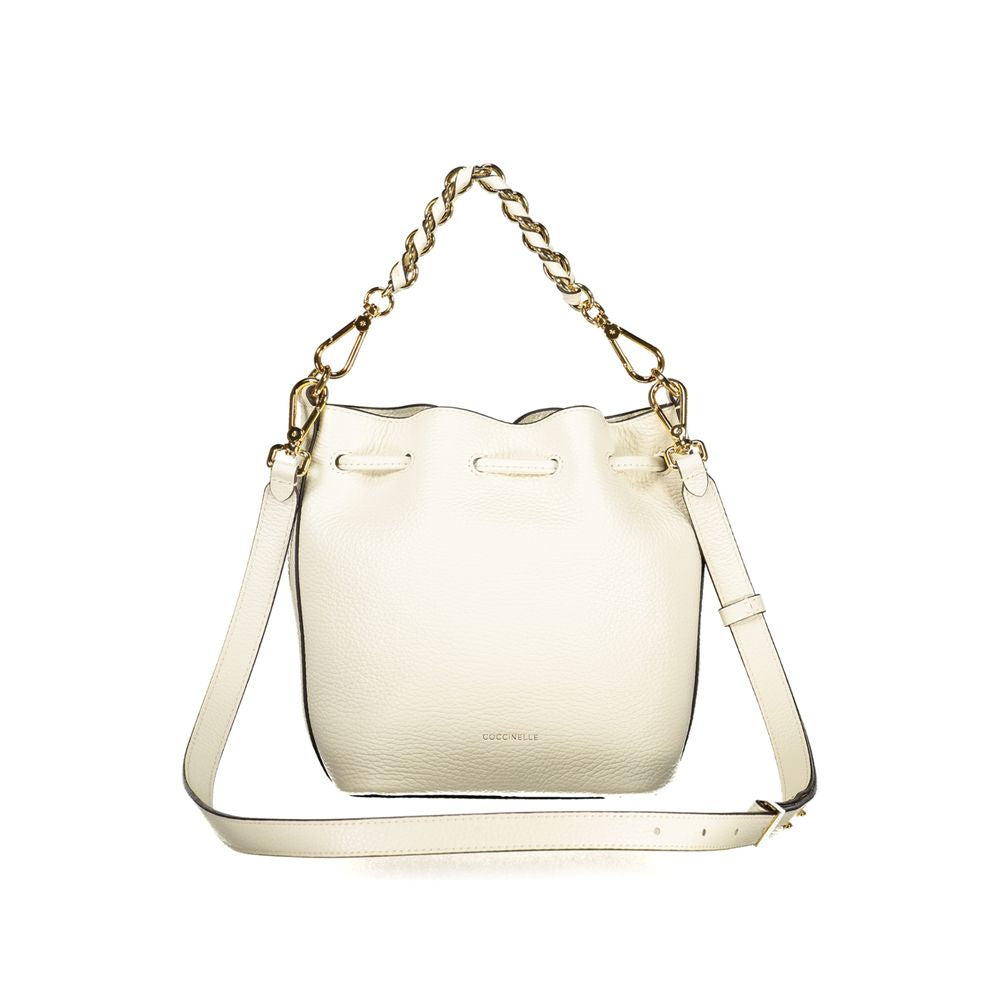 Coccinelle White Leather Women's Handbag
