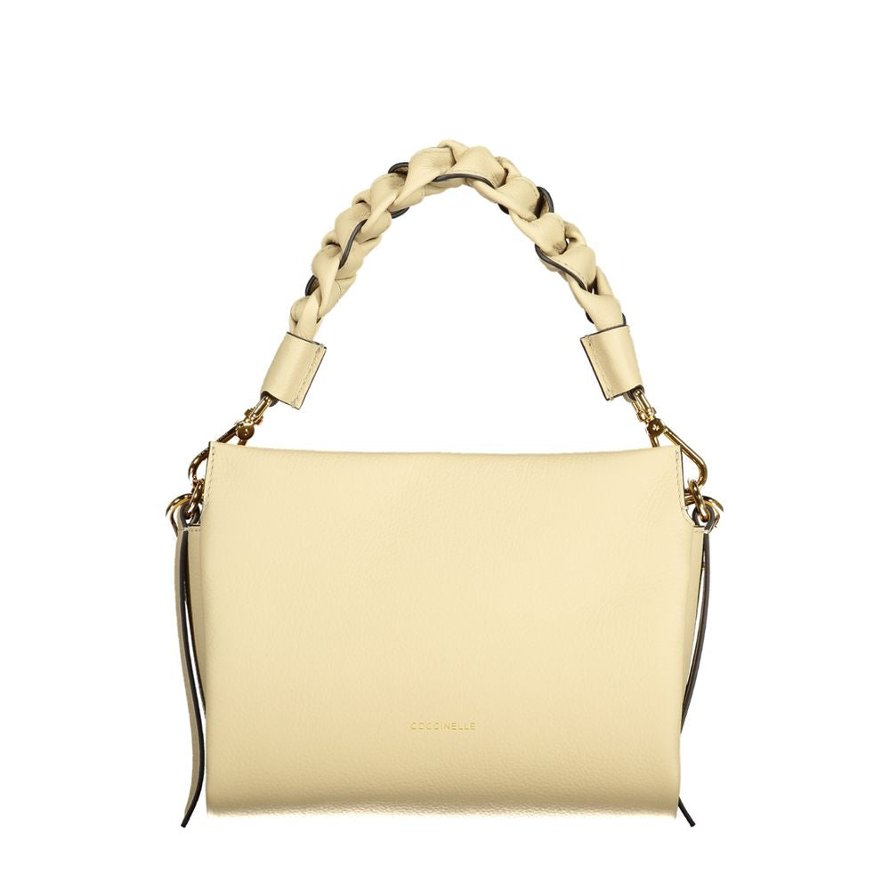 Coccinelle Beige Leather Women's Handbag
