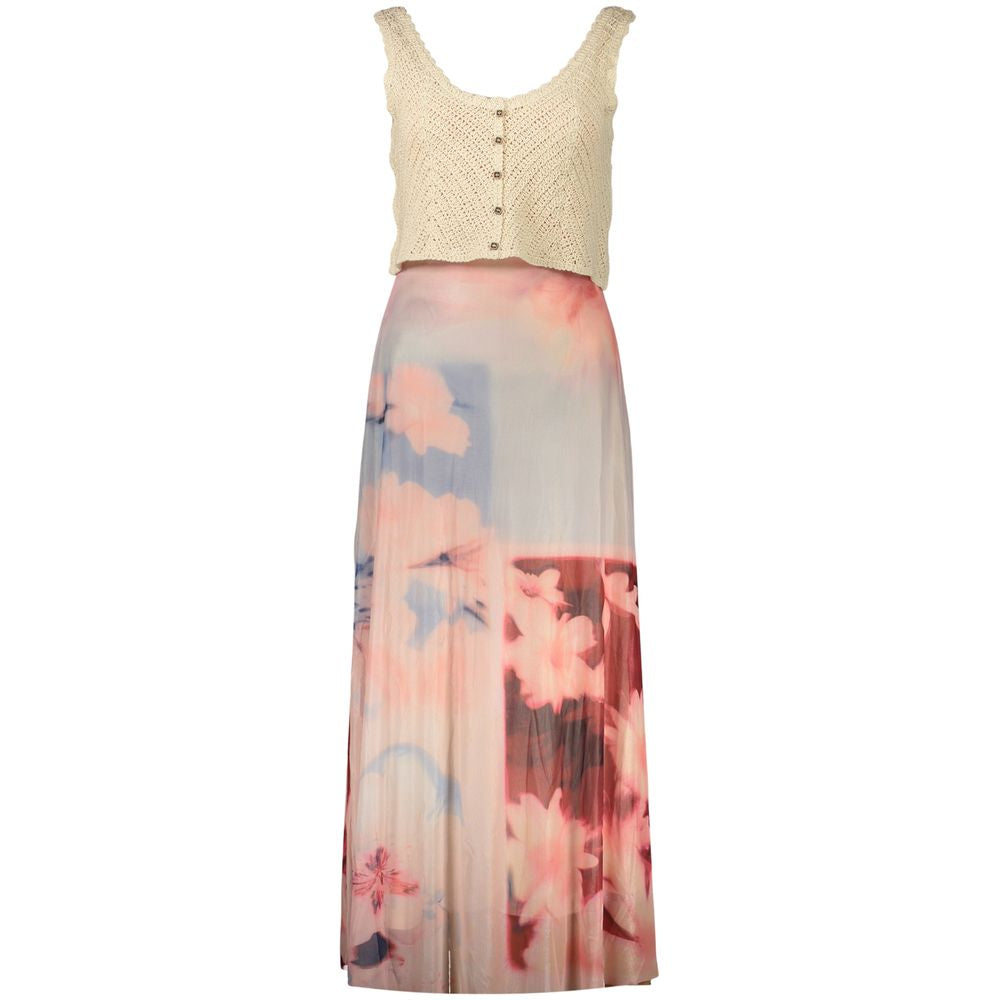 Desigual Pink Viscose Women's Women's Dress