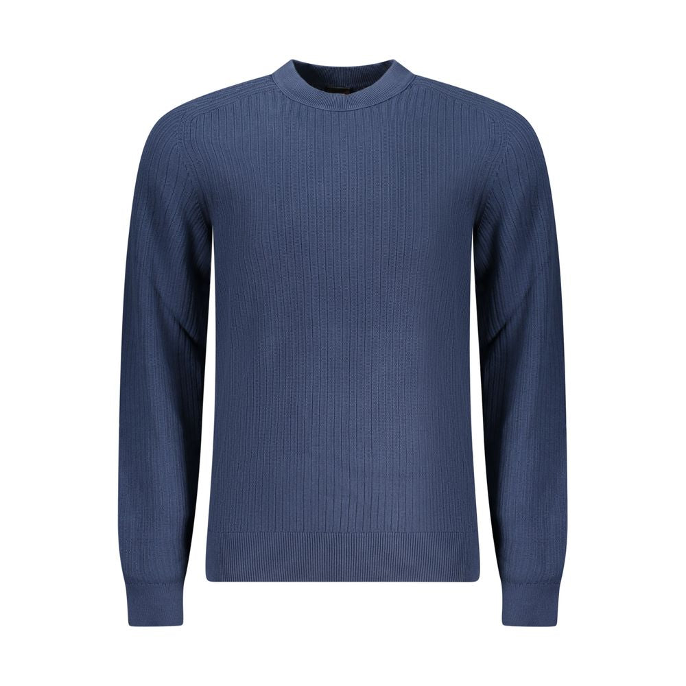 Hugo Boss Blue Cotton Men's Sweatshirt