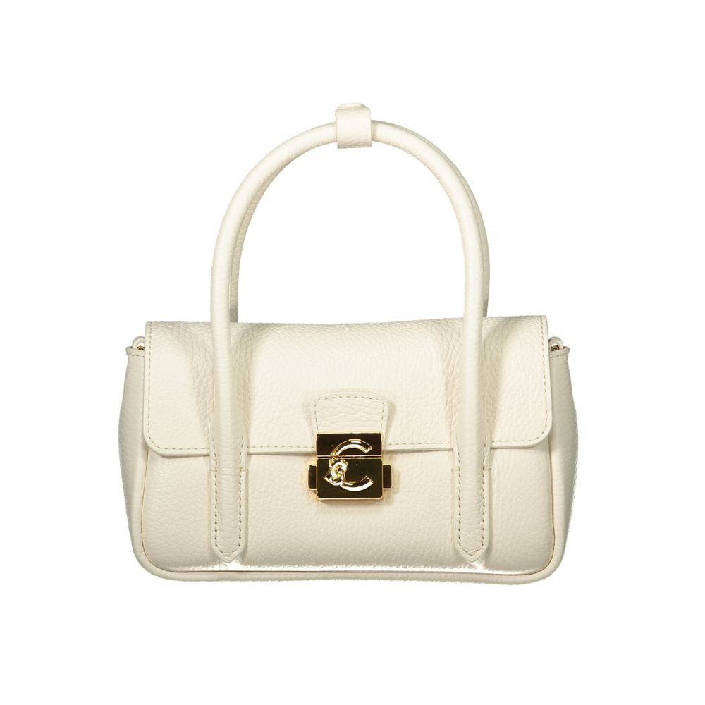 Coccinelle White Leather Women's Handbag