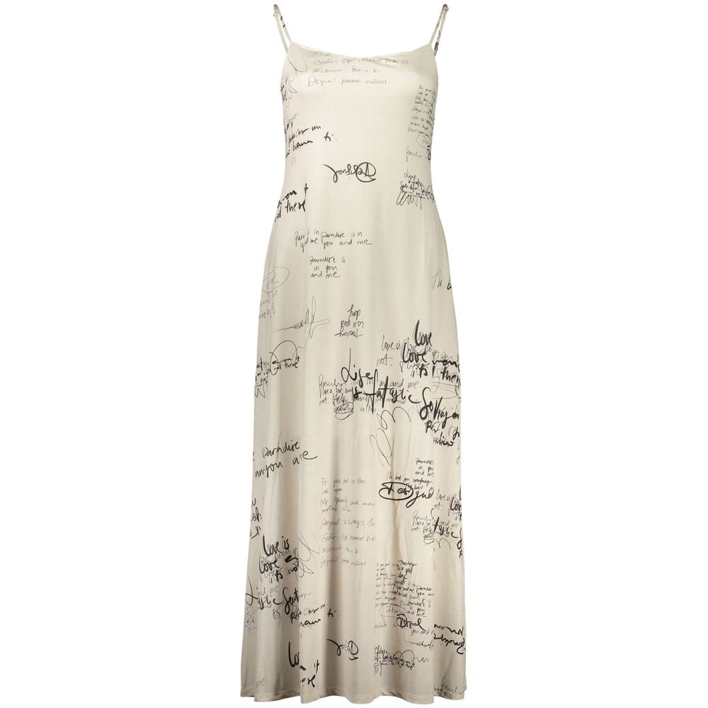 Desigual White Polyester Casual Women's Dress