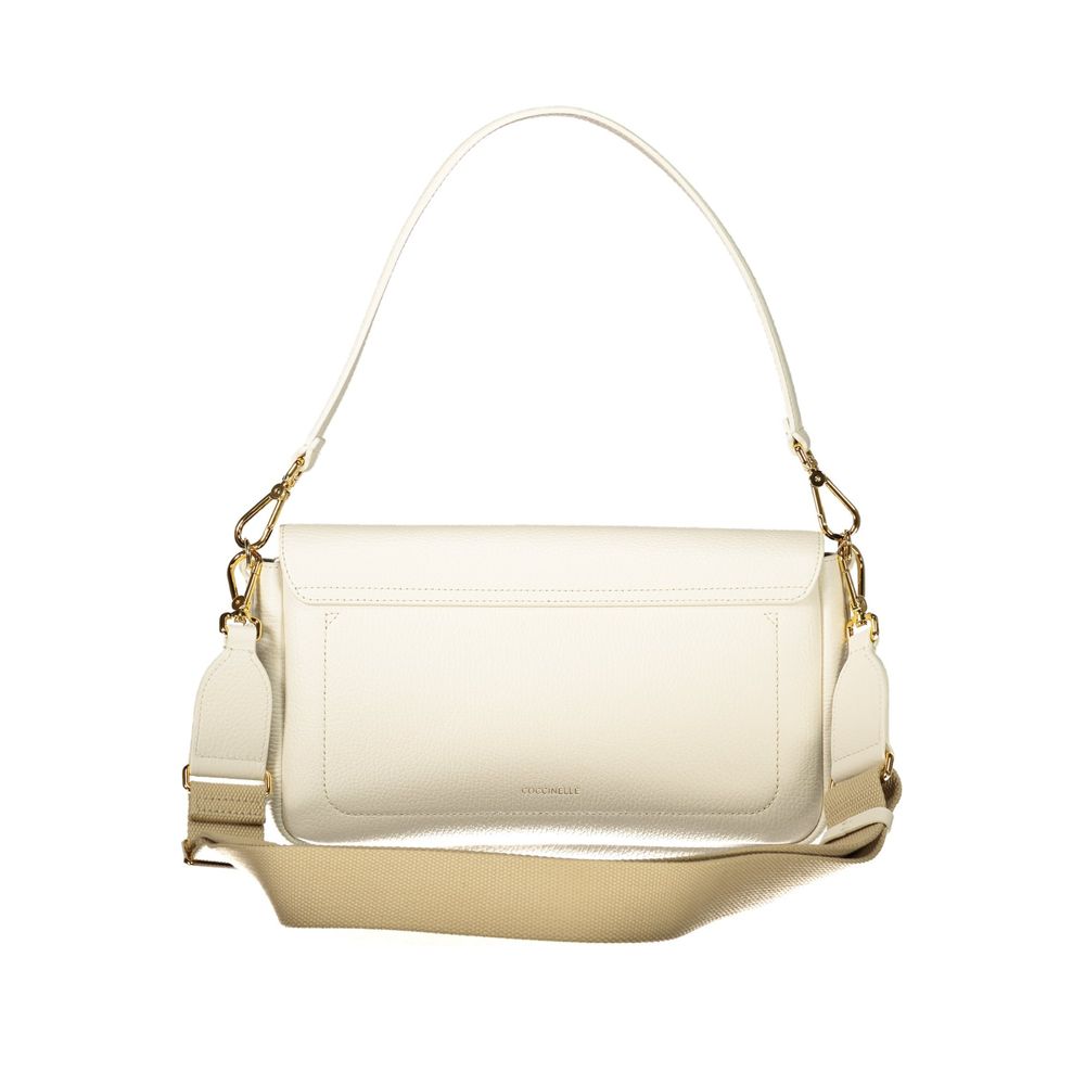 Coccinelle White Leather Women's Handbag