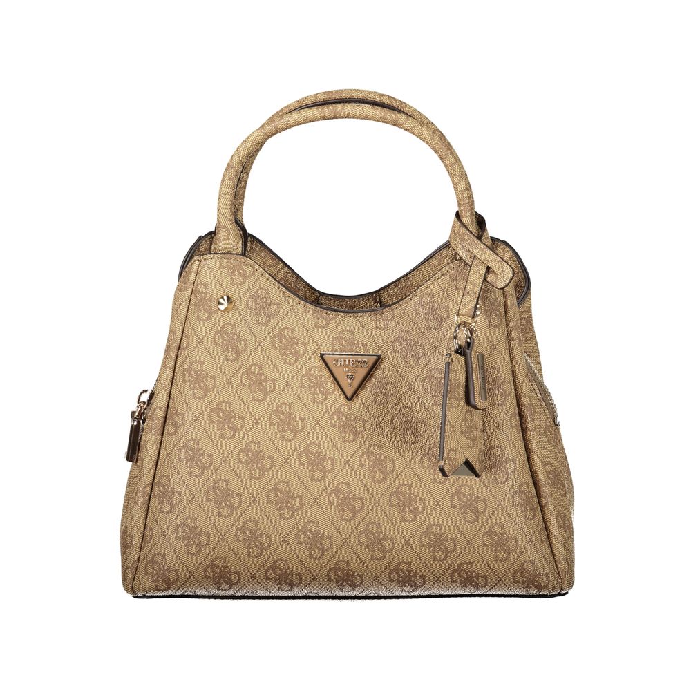 Guess Jeans Beige Polyethylene Women's Handbag