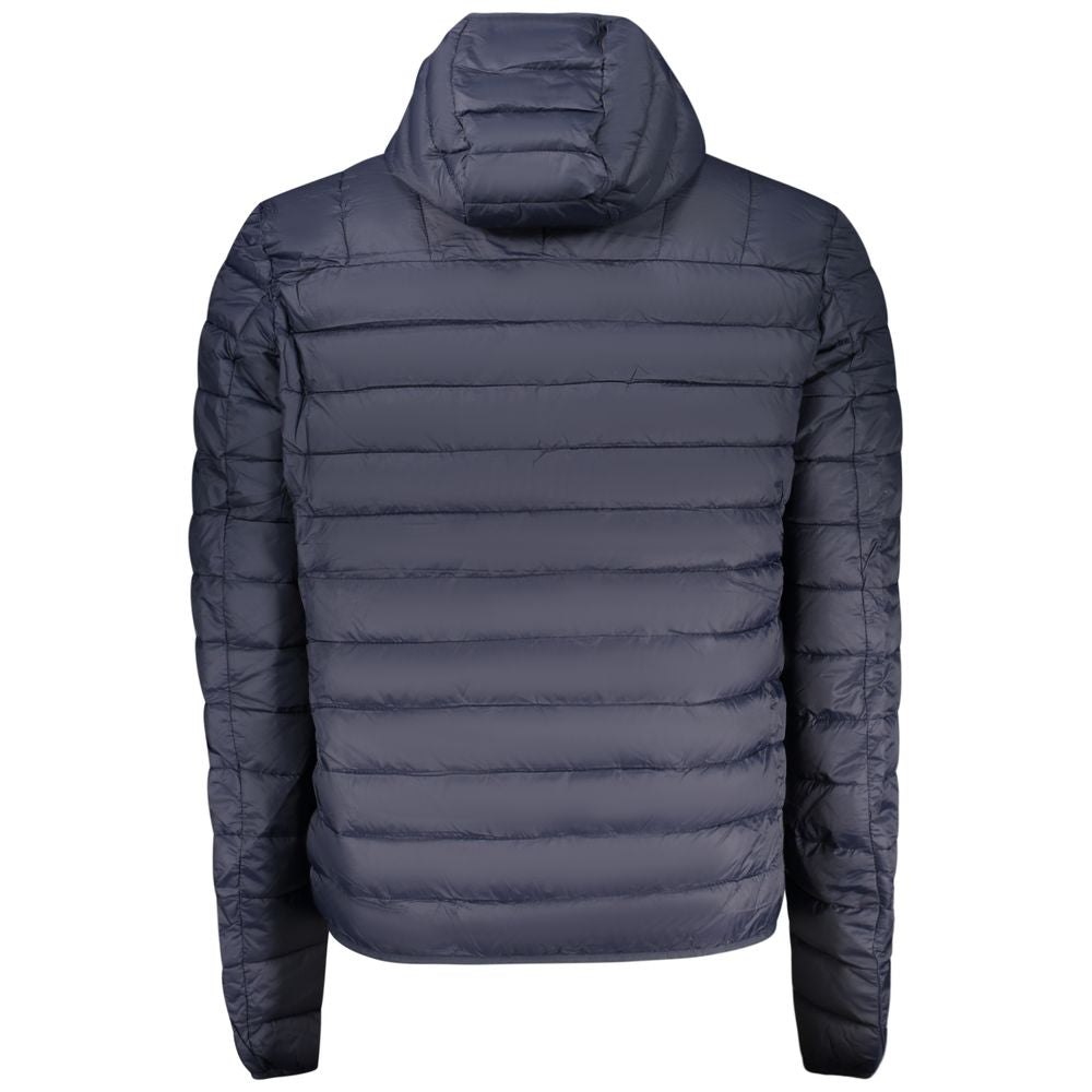 Cavalli Class Blue Polyester Shell Men's Jacket