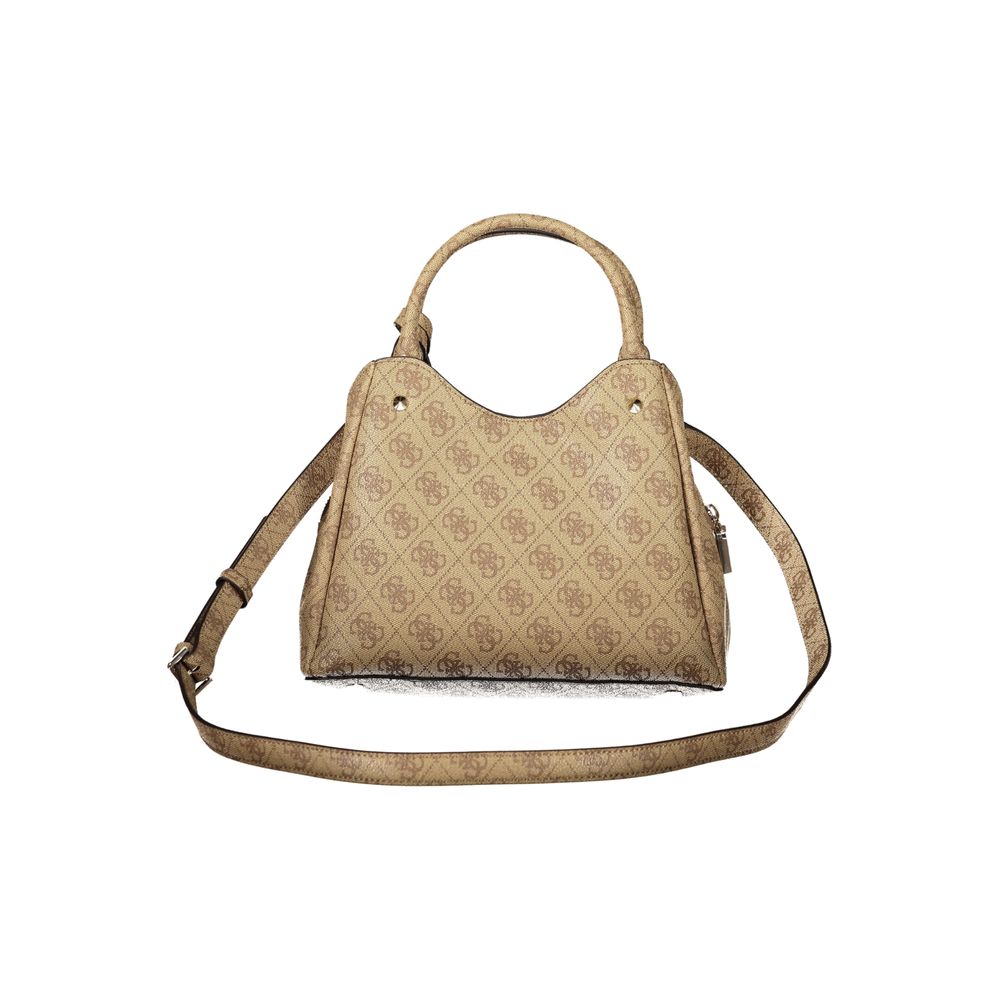 Guess Jeans Beige Polyethylene Women's Handbag